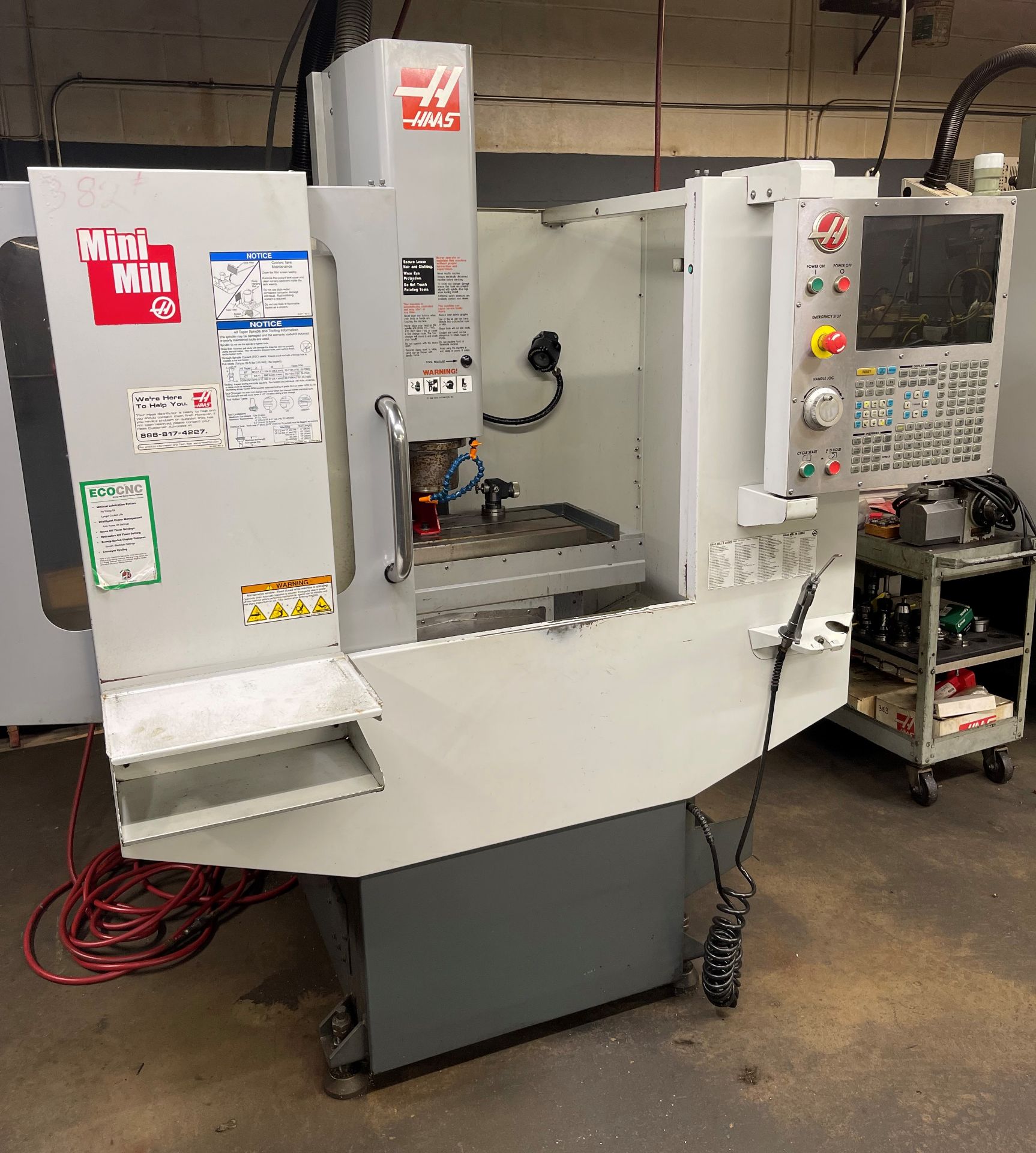 Haas 4-Axis Mini Mill (New 2010) WIPS Programmable Probe System