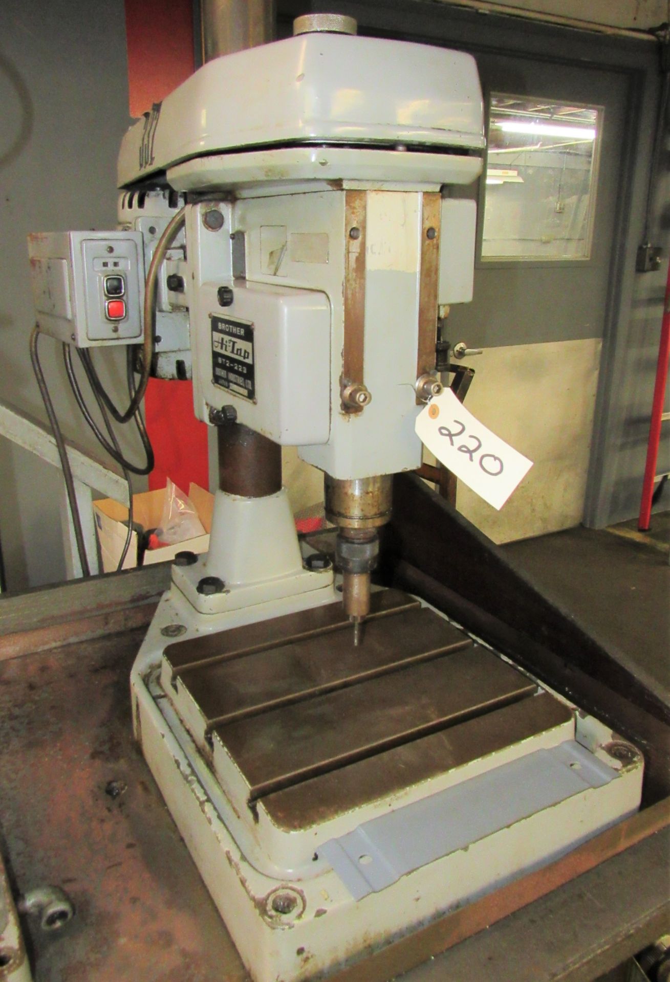 Brother Hi-Tap Mod.BT2-223 Tapping Machine -S/N 112663, (3) Spindle Speeds 620-340-190 RPM, 220/3/