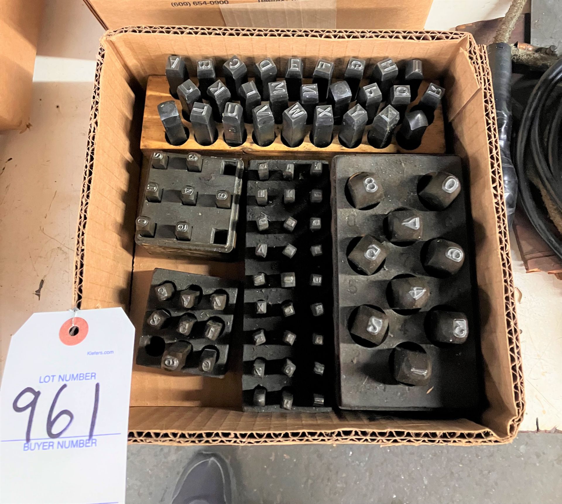 Lot of Letter & Number Punches