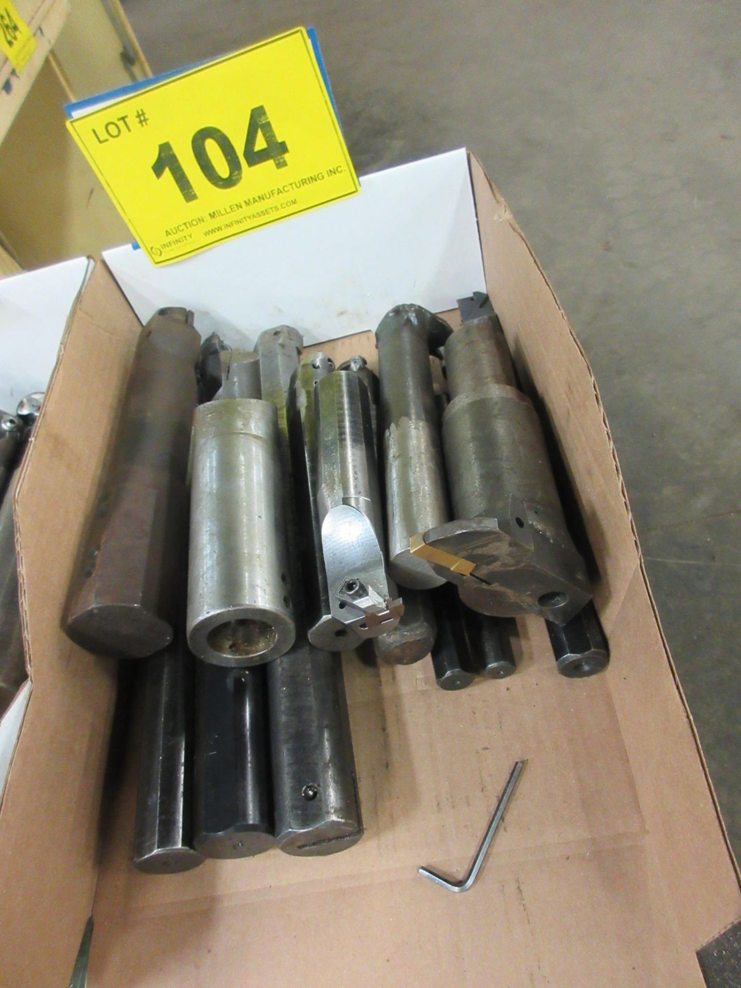 BOX OF CARBIDE INSERT CUTTER BARS