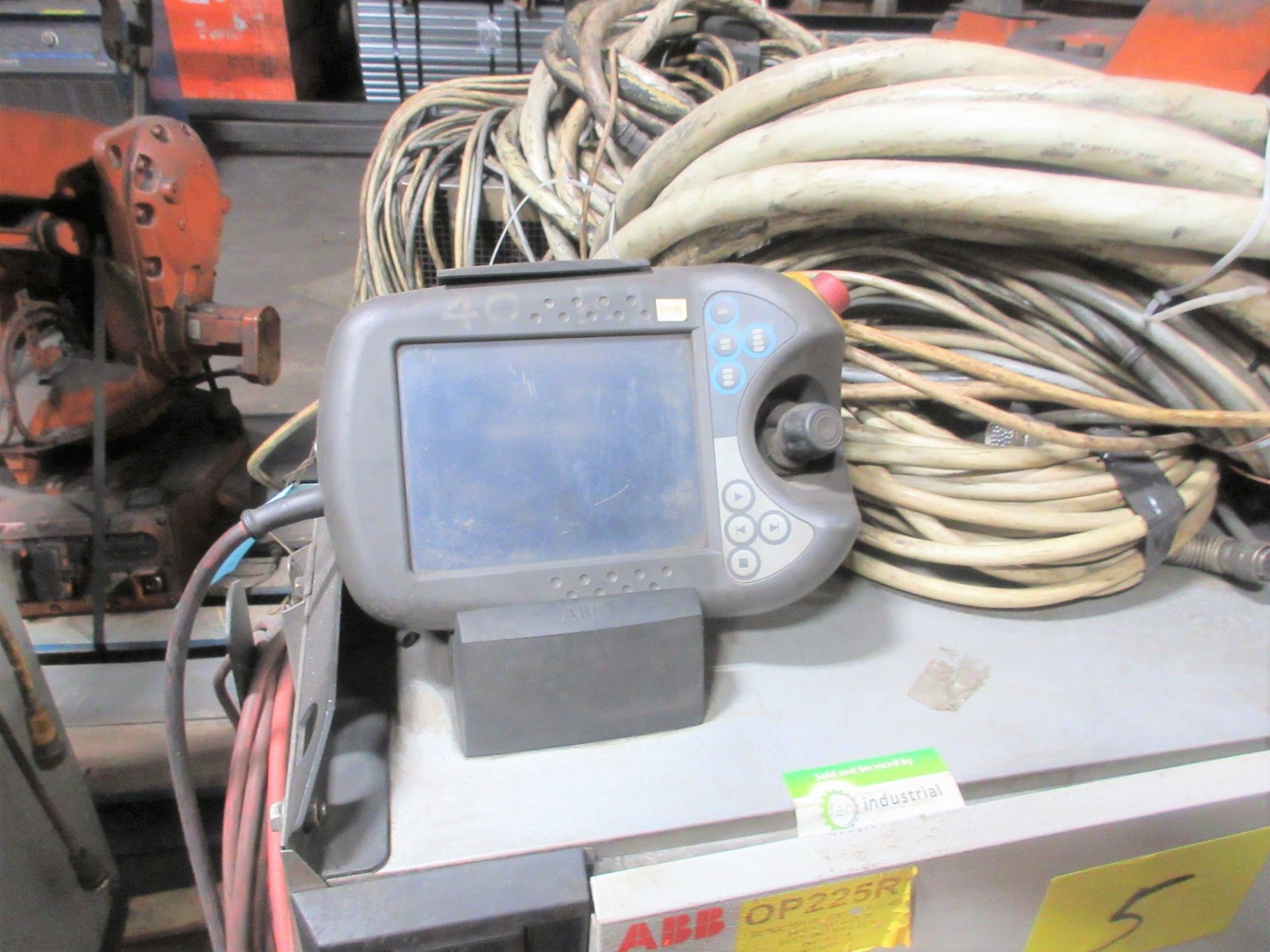 ABB IRB6600 LOADING ROBOT W/ ROBOT CONTROLLER, TEACH PENDANT & CABLES (LOCATED IN BRAMPTON, ON) ( - Image 5 of 5
