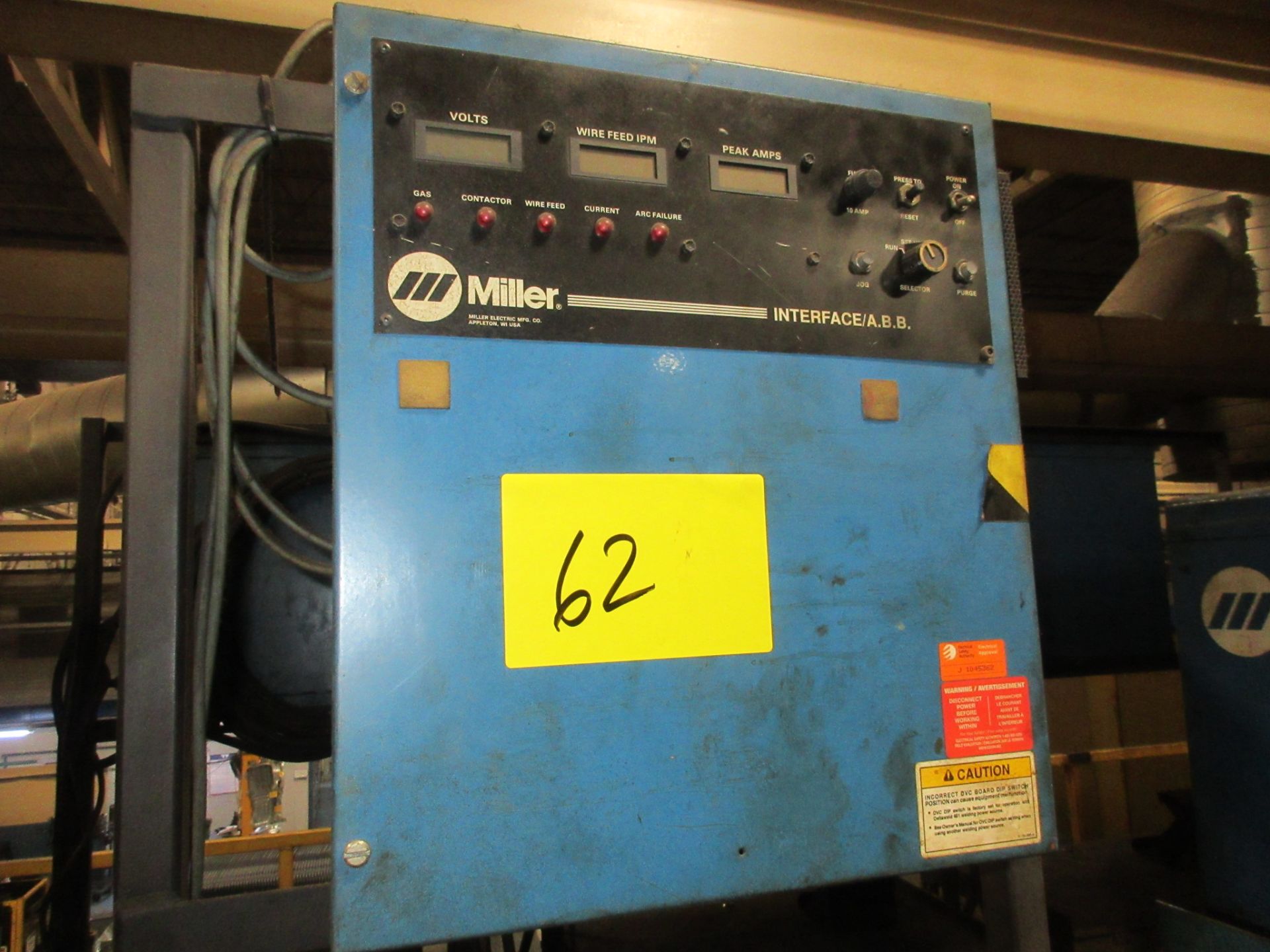 ABB IRC5 ROBOT CONTROLLER W/ MILLER INTERFACE (LOCATED IN BRAMPTON, ON) (RIGGING FEE $500) - Image 3 of 3