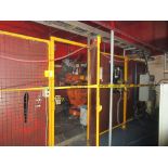 LOT OF SAFETY CAGE PANELS, APPROX. 7'H X 70'L TOTAL LENGTH W/ DOORWAY (LOCATED IN BRAMPTON, ON) (