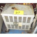 JVC TRANSFORMERS 15KVA TRANSFORMER, 600V TO 480/277V (NOTE: NO WIRING COMING OUT OF PANEL) (