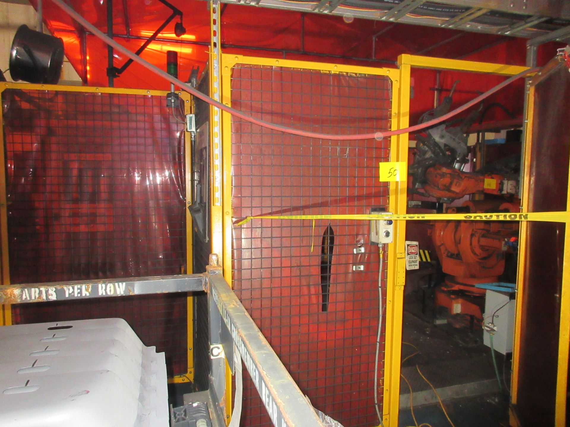 LOT OF SAFETY CAGE PANELS, APPROX. 7'H X 70'L TOTAL LENGTH W/ DOORWAY (LOCATED IN BRAMPTON, ON) ( - Image 2 of 2