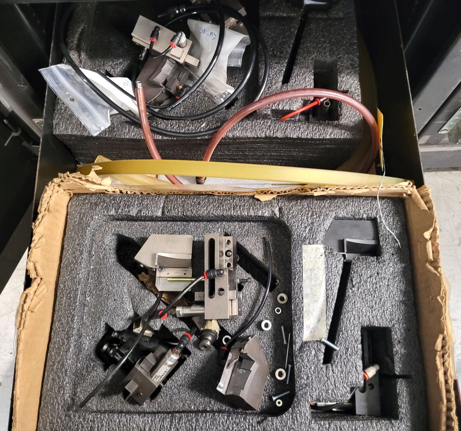 HAEGER TOOLING AND ACCESSORIES W/ CABINET - Image 9 of 17