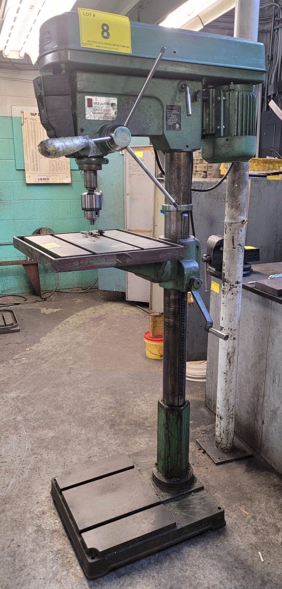 2004 GENERAL INTERNATIONAL VARIABLE SPEED DRILL PRESS, S/N 276113 (RIGGING FEE $50)