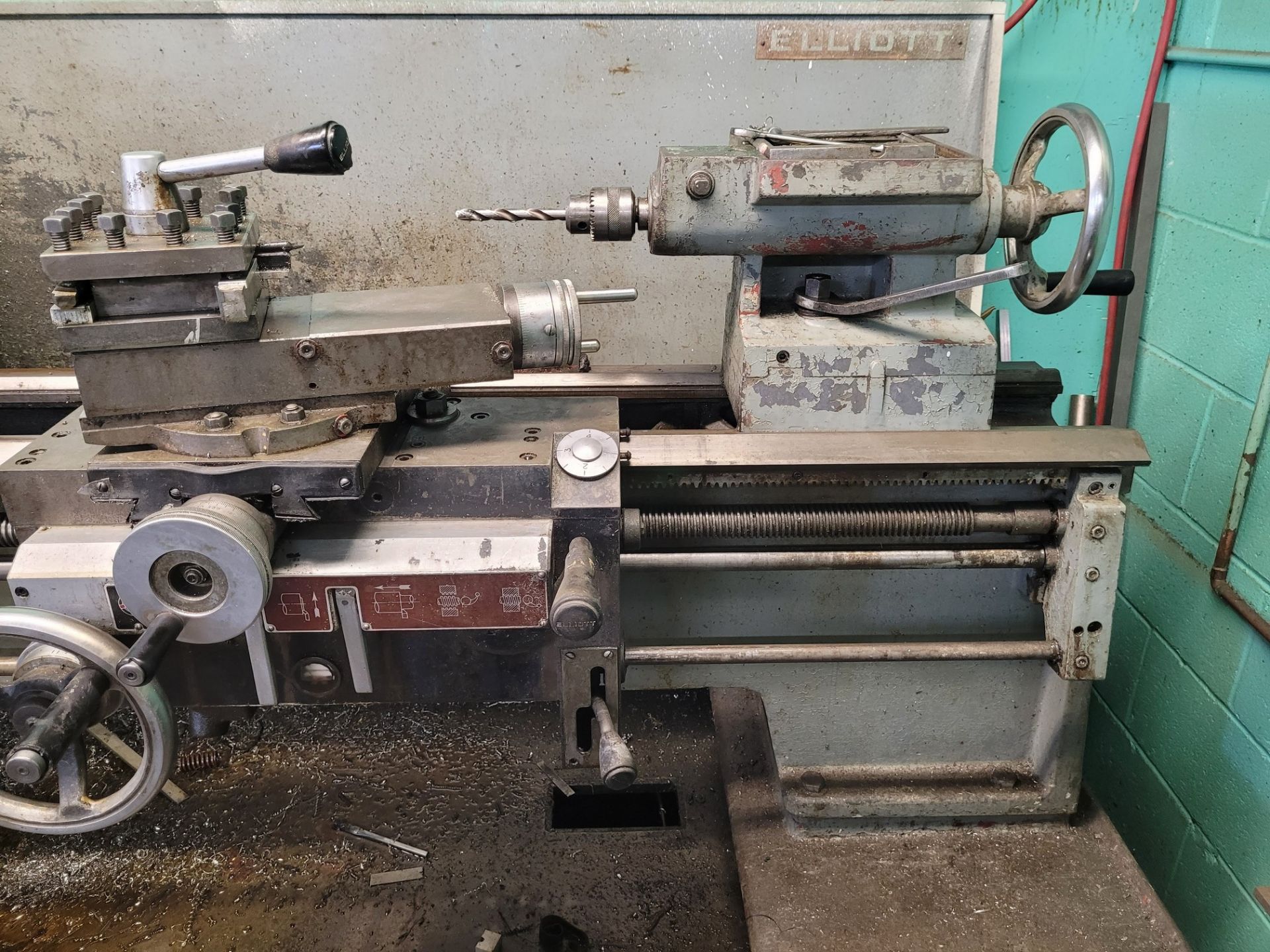 ELLIOT MS30/2500 OMNI SPEED LATHE, 15” SWING, 60” BED, COLLET CHUCK, TOOLPOST, TAILSTOCK, SPEEDS - Image 5 of 7