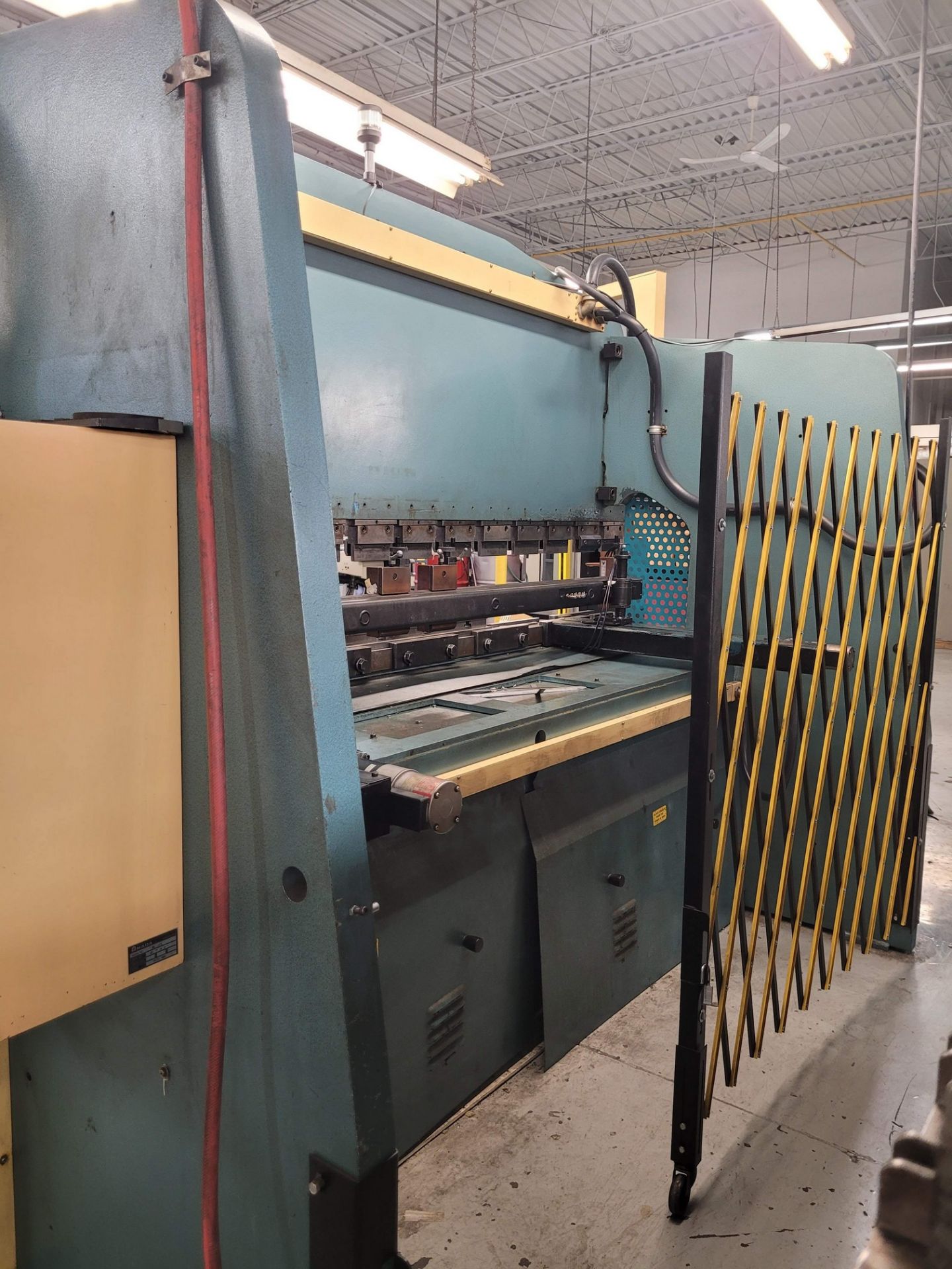 AMADA RG-100 CNC PRESS BRAKE, 110-TON X 10’ CAP., 118.2” TABLE LENGTH, 122.1” MAX BENDING LENGTH, - Image 6 of 19