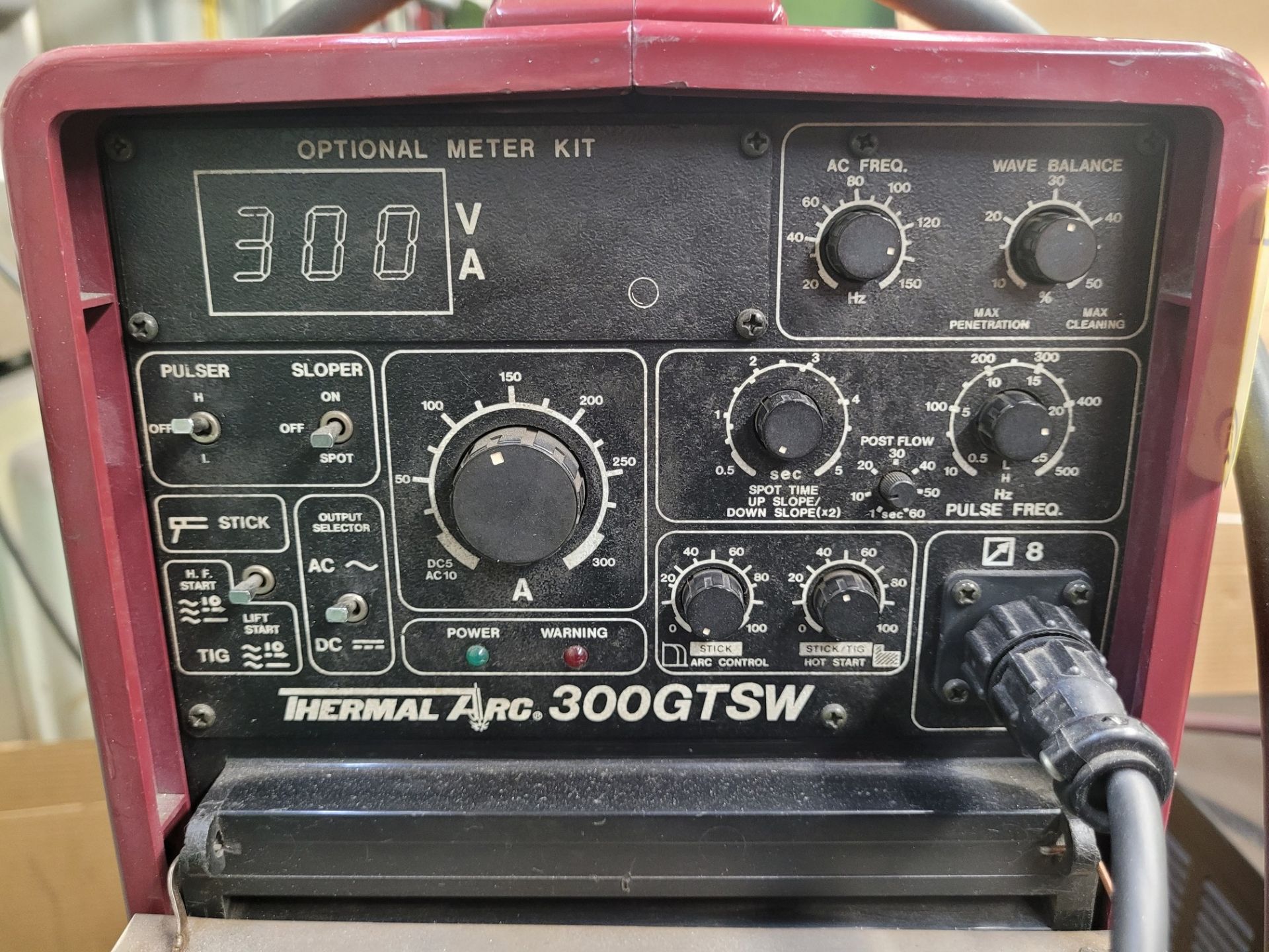 THERMAL ARC 300GTSW ARC WELDER, S/N 000920A188809G W/ TWECO TC900 COOLING UNIT (NO TANKS) - Image 3 of 5