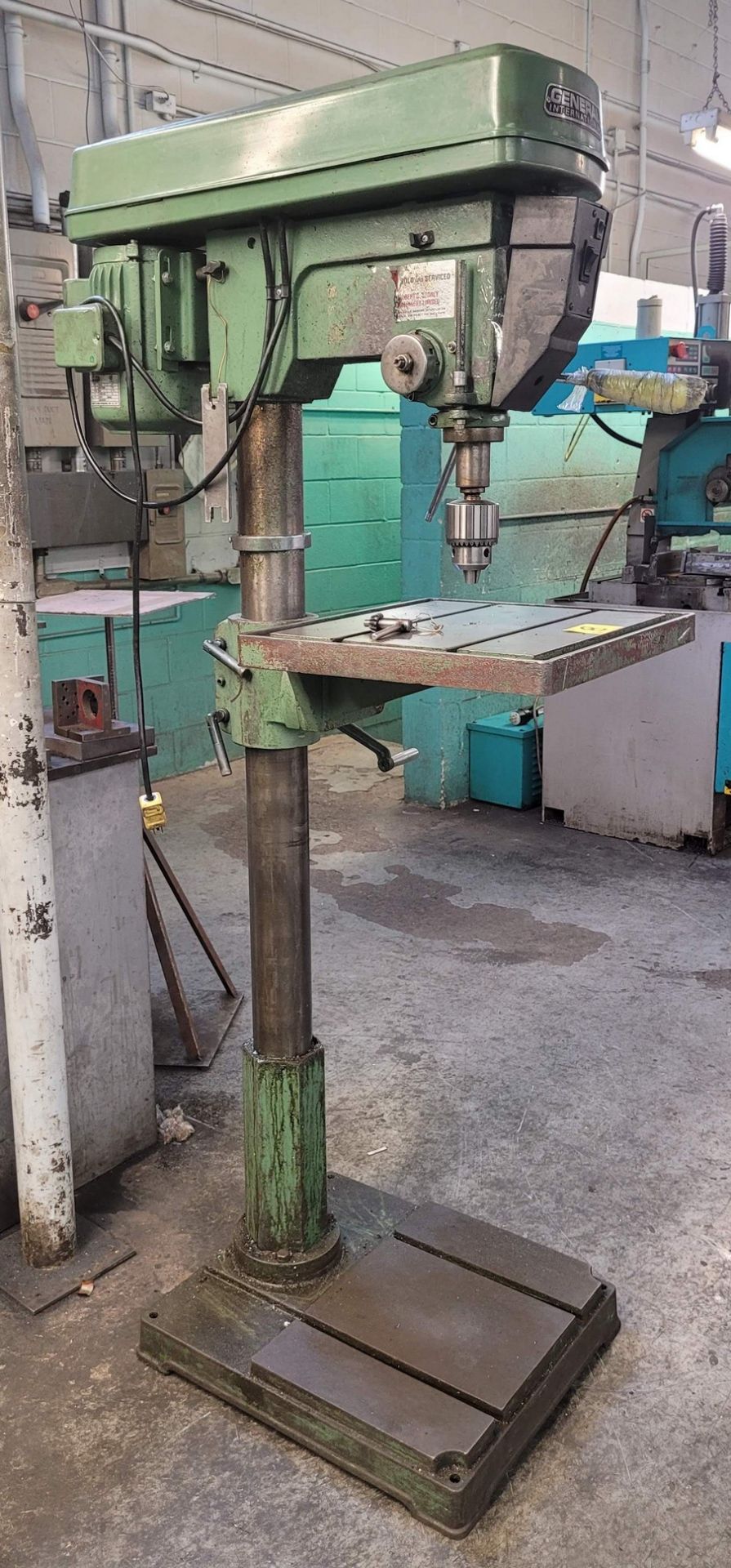 2004 GENERAL INTERNATIONAL VARIABLE SPEED DRILL PRESS, S/N 276113 (RIGGING FEE $50) - Image 4 of 4