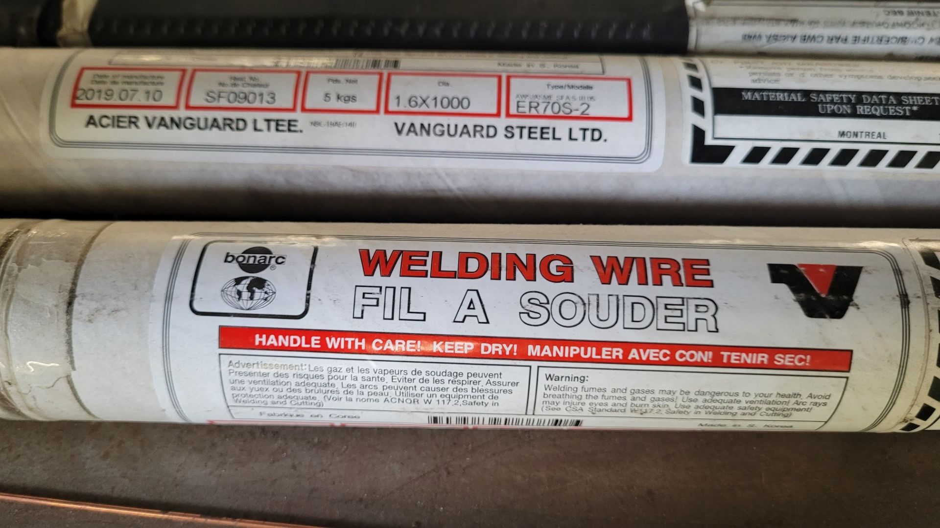 LOT - WELDING SUPPLIES, CABLES, GUNS, TIPS, WIRE, ELECTRODES, ETC. - Image 21 of 23