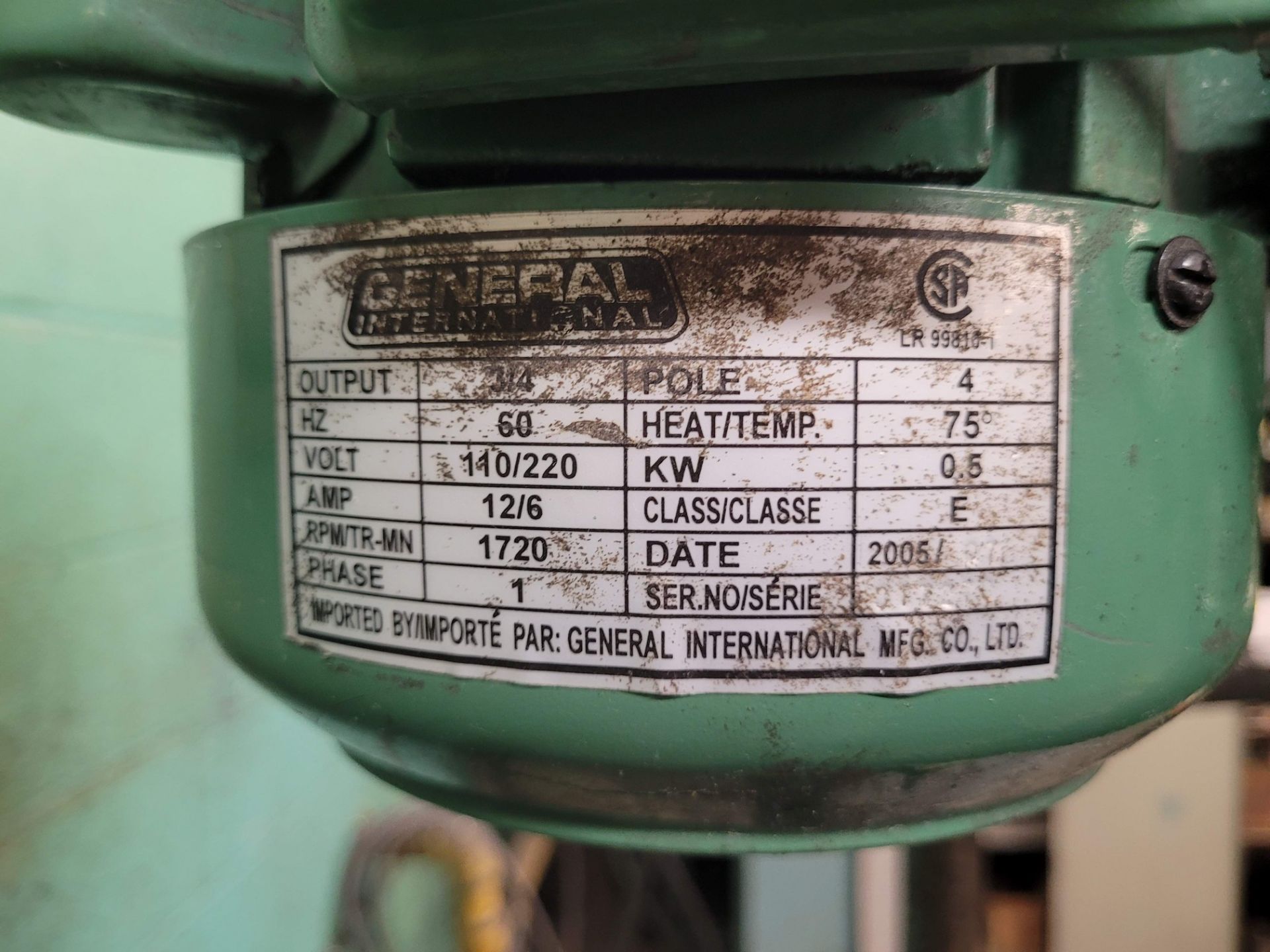 2005 GENERAL INTERNATIONAL VARIABLE SPEED DRILL PRESS (RIGGING FEE $50) - Image 3 of 4