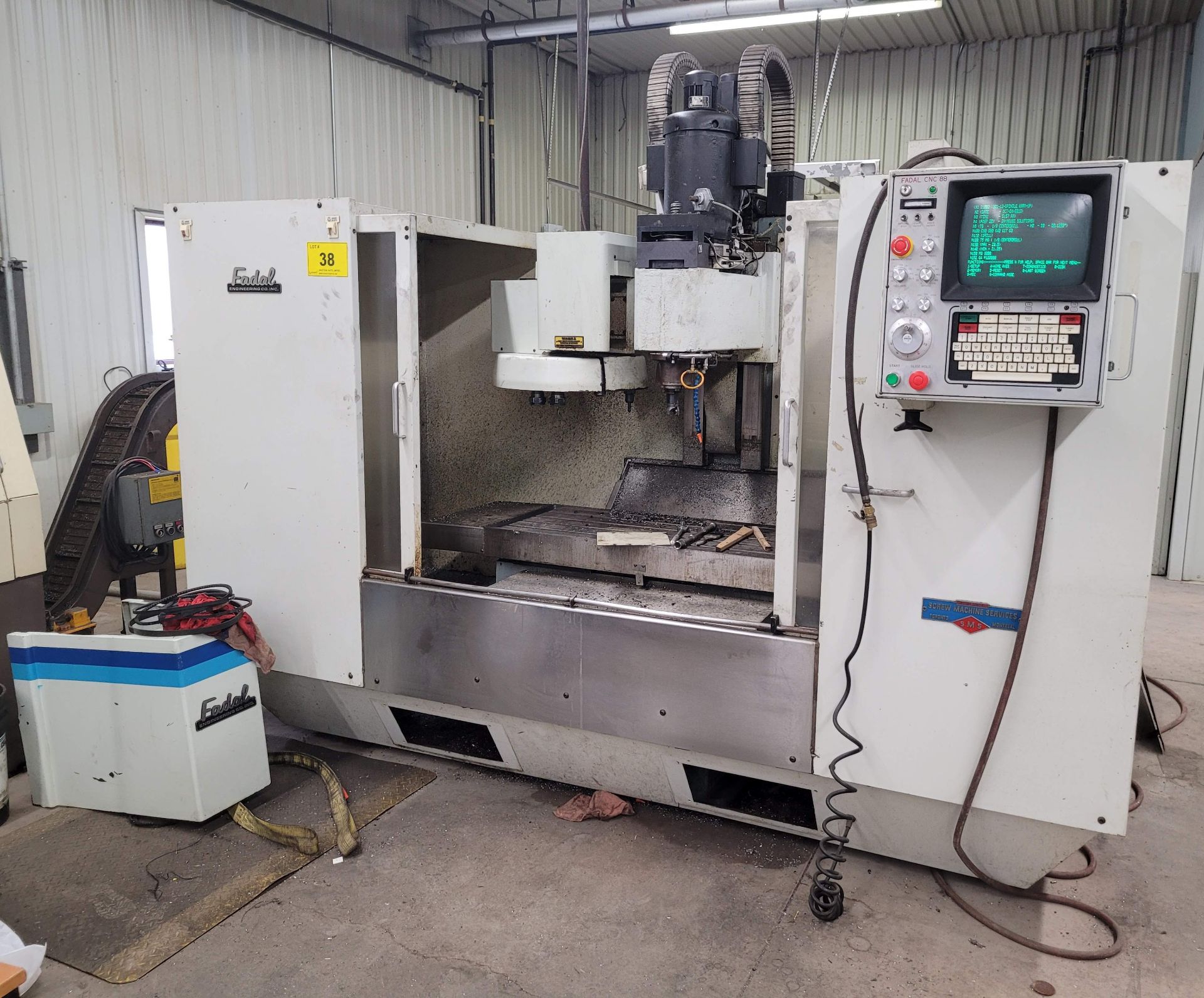 FADAL VMC4020 906-1 CNC VERTICAL MACHINING CENTER, CNC CONTROL, 10,000 RPM SPINDLE, 47.9” X 20”