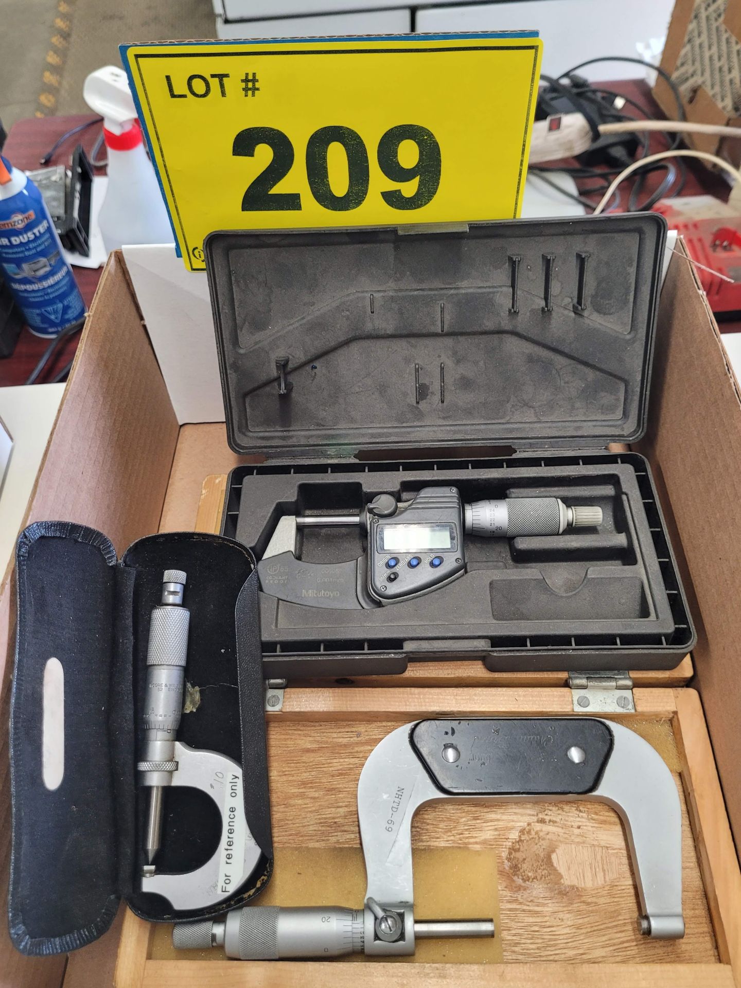 LOT - (3) ASSORTED MICROMETERS