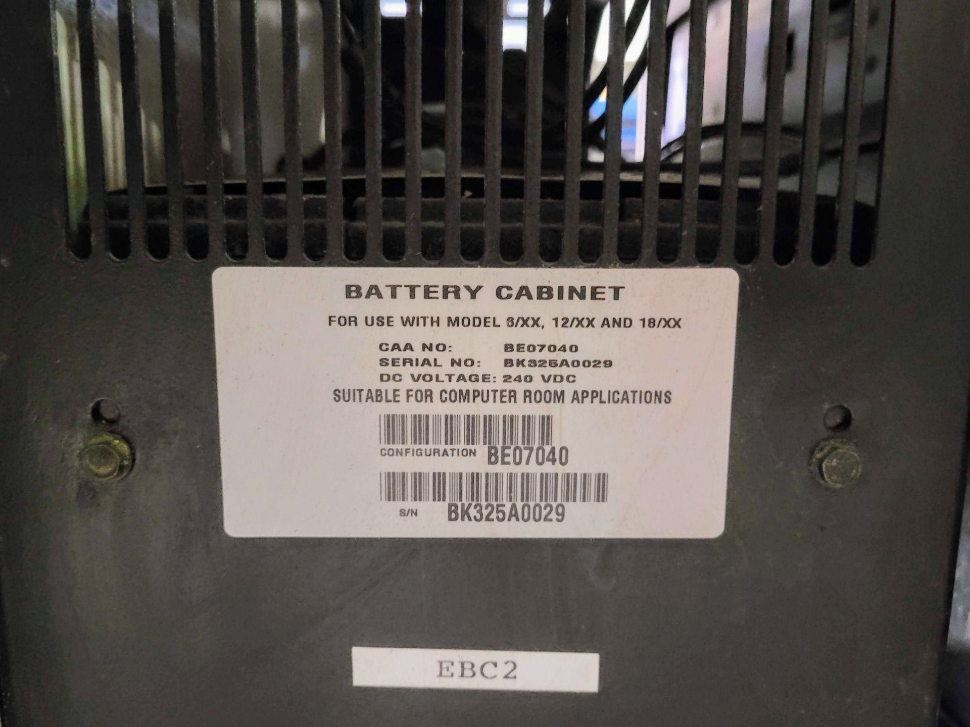 BATTERY CABINETS - Image 5 of 5