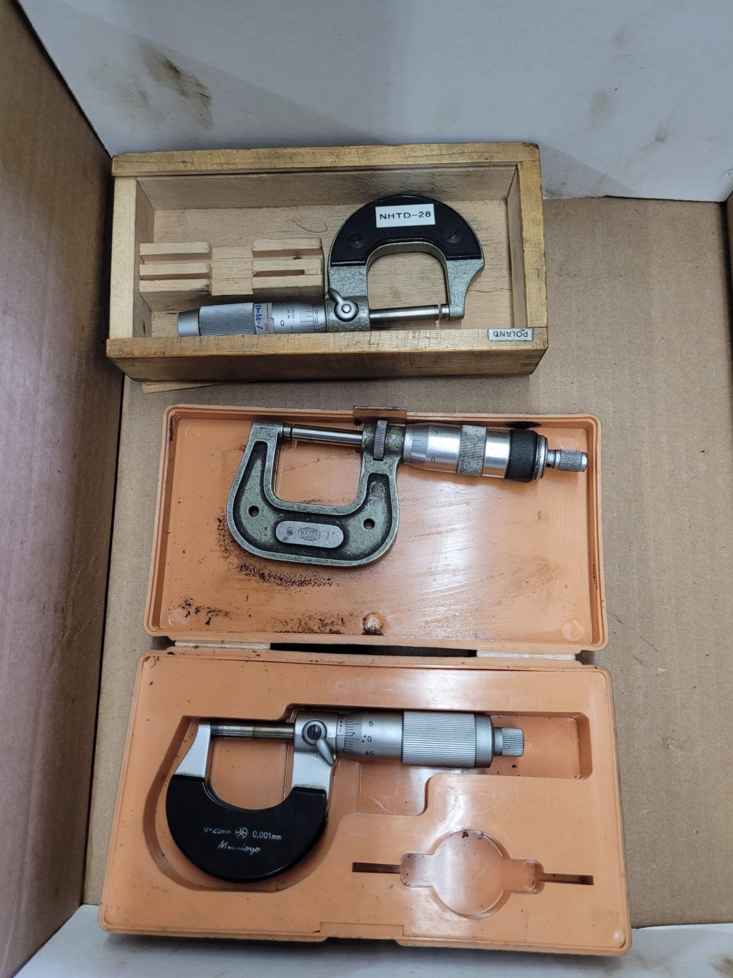 LOT - (3) ASSORTED MICROMETERS - Image 2 of 5