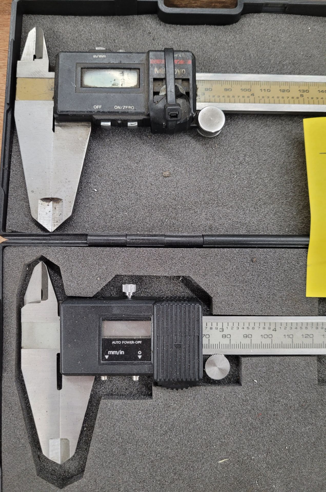 LOT - (2) MITUTOYO DIGITAL CALIPERS, (1) GENERIC DIGITAL CALIPER - Image 4 of 5