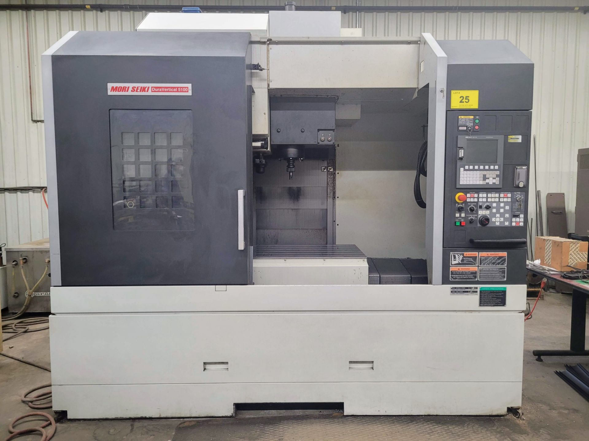 2007 MORI SEIKI DUALVERTICAL 5100 CNC VERTICAL MACHINING CENTER, MSC-504 DV005GF0815 CNC CONTROL, - Image 3 of 28