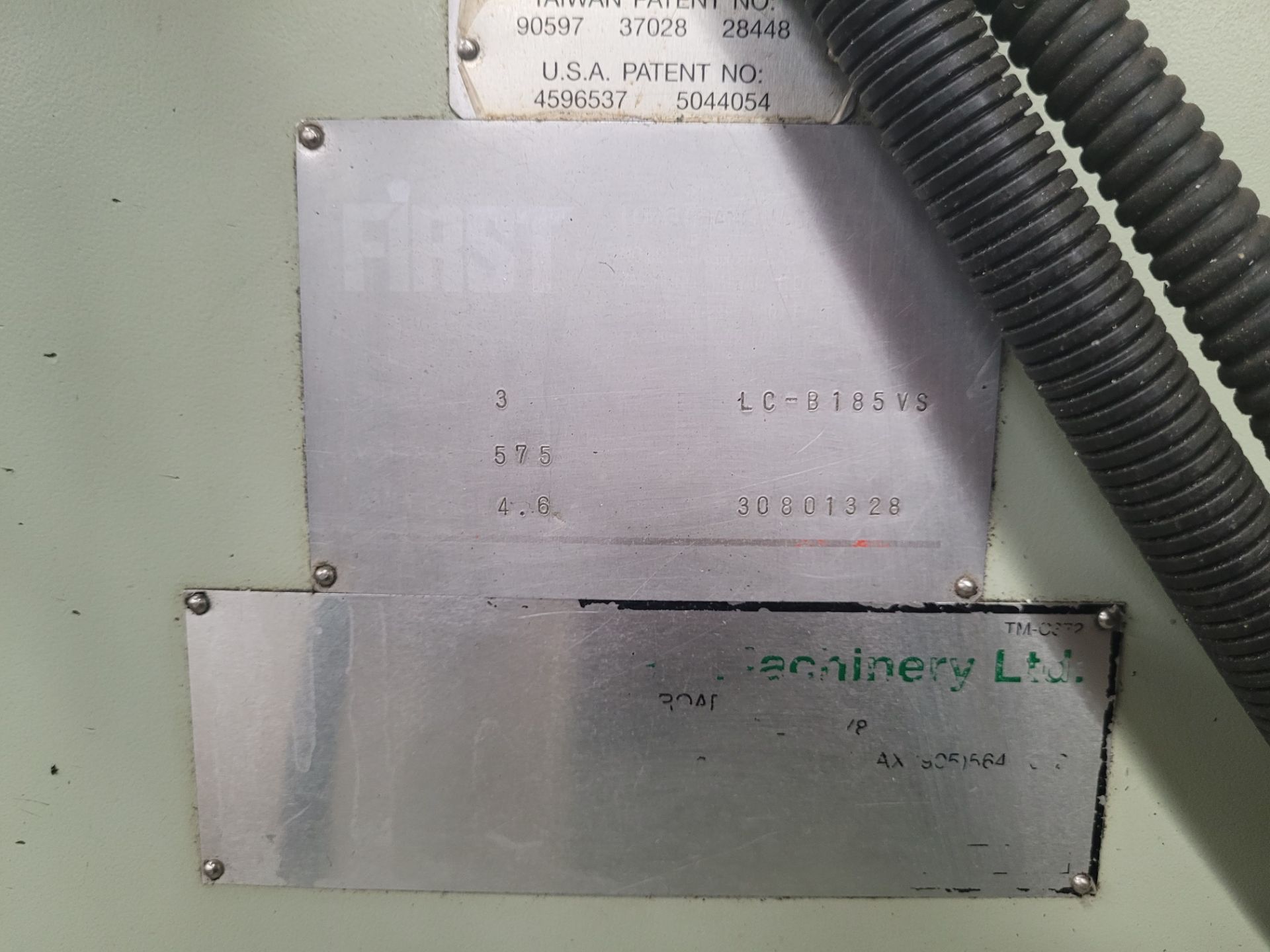 FIRST LC-185VS VERTICAL MILLING MACHINE, HEIDENHAIN 2-AXIS DRO, ALIGN POWER DRAWBAR, 10” X 50” - Image 6 of 6