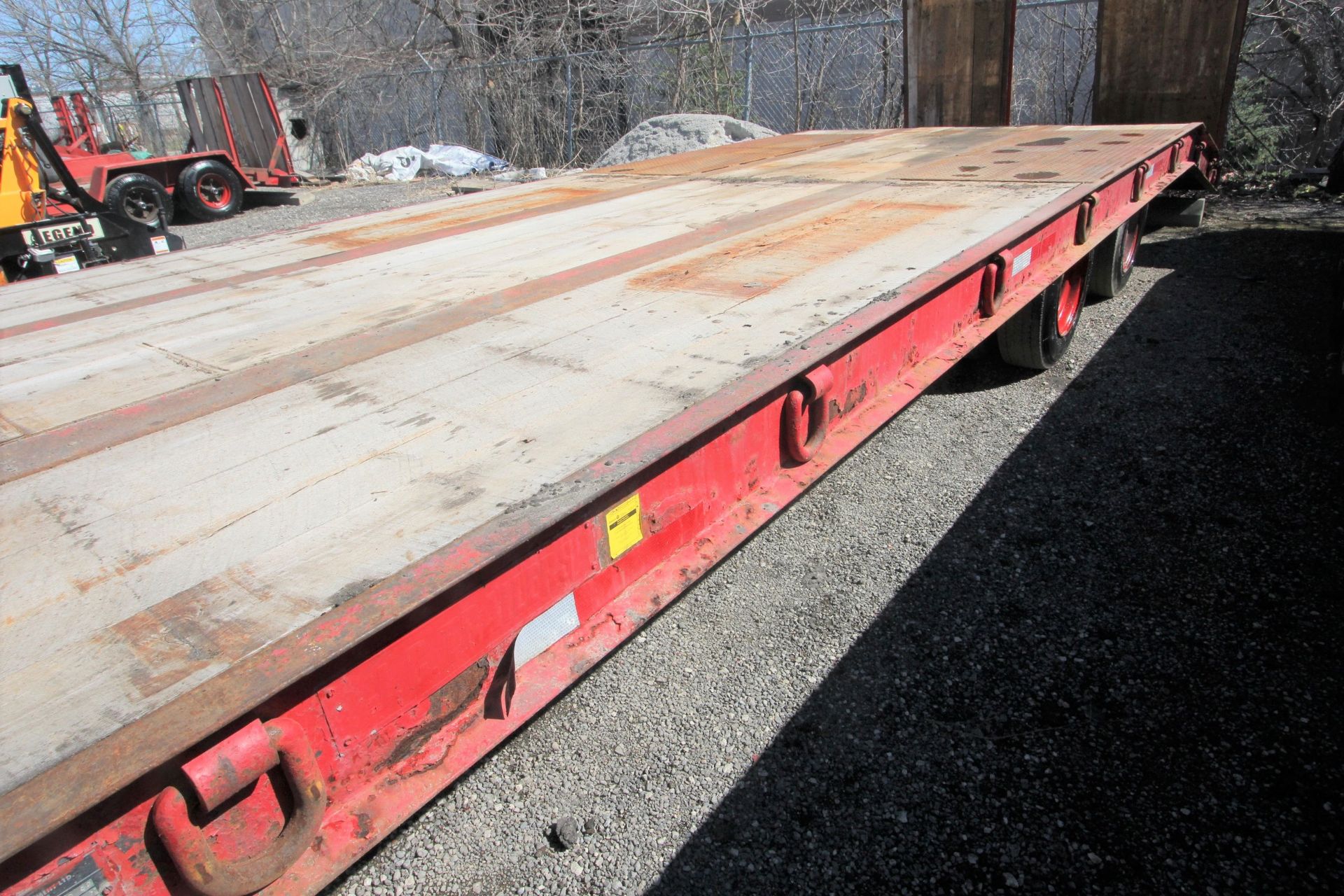 J.C. TRAILERS 26' TANDEM AXLE EQUIPMENT TRAILER, 18,000 LBS. MAX CAPACITY, WOOD DECK, DECK-OVER- - Image 11 of 11