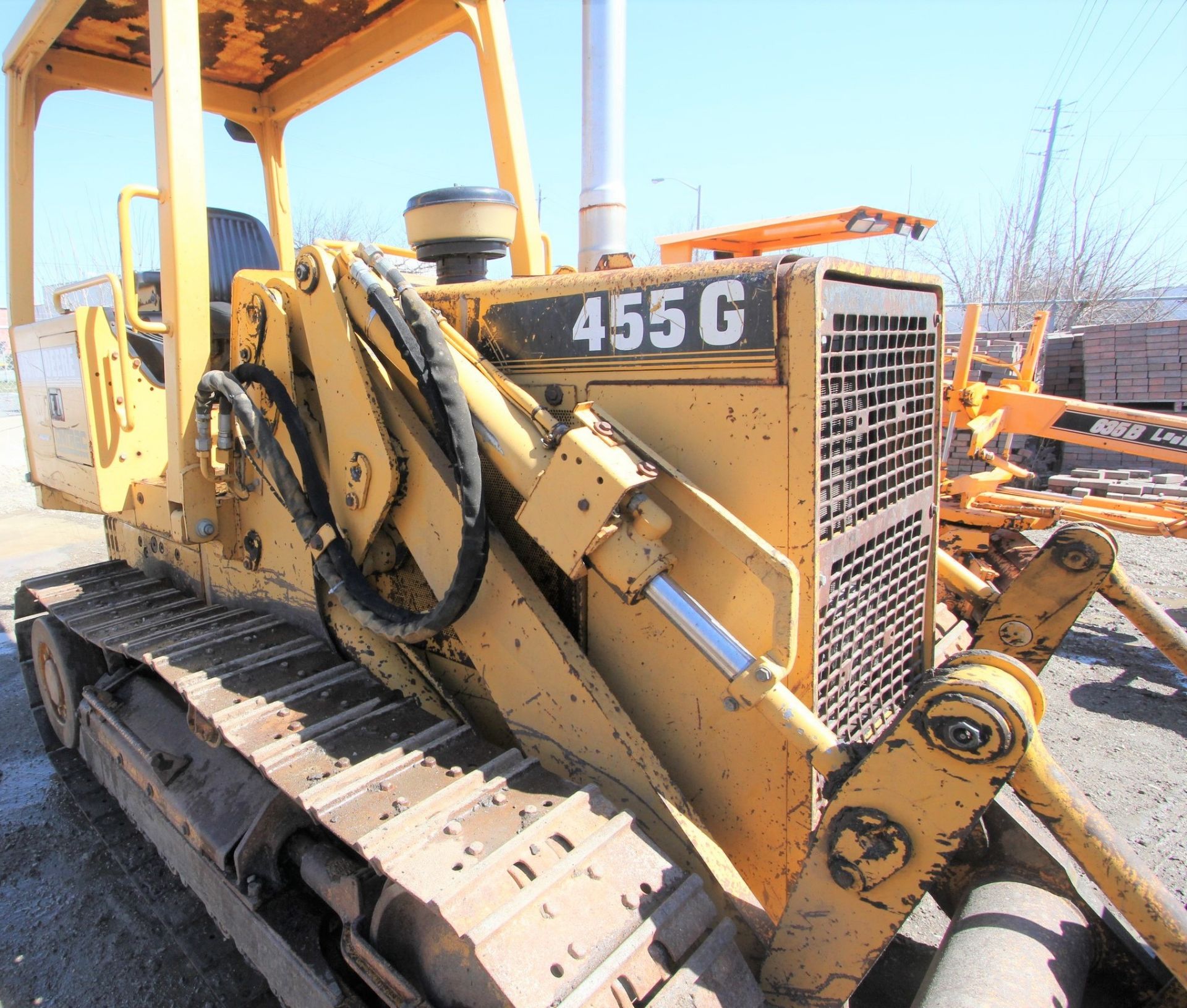 1994 JOHN DEERE 455G CRAWLER LOADER, PUSH BLADE, PIN T0455GA798450 - Image 7 of 21