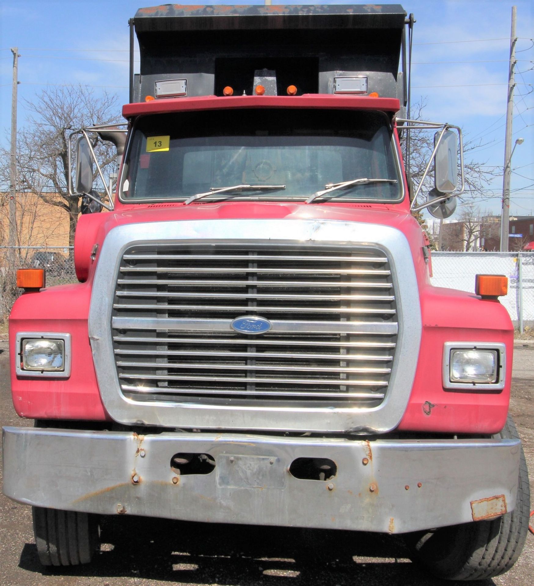 1988 FORD L8000 TANDEM AXLE DUMP TRUCK, FORD 280 HP DIESEL MOTOR, 15' BOX, 10-SPEED EATON FULLER - Image 3 of 38