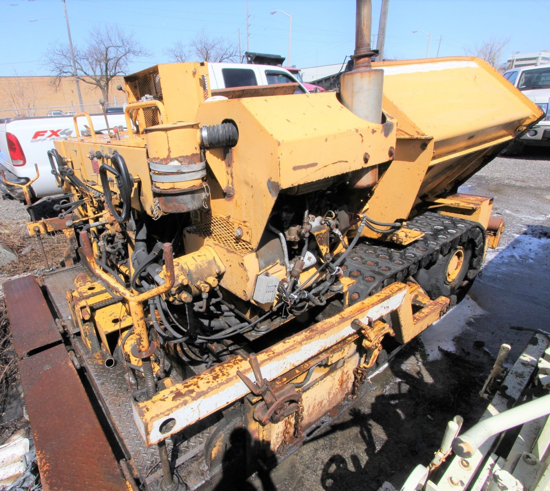 FORTRESS ALLATT C300 ASPHALT PAVER, HATZ DIESEL, CRAWLER, 8’-12’ EXTENTIONS, S/N 81.A.630, APPROX. - Image 10 of 14