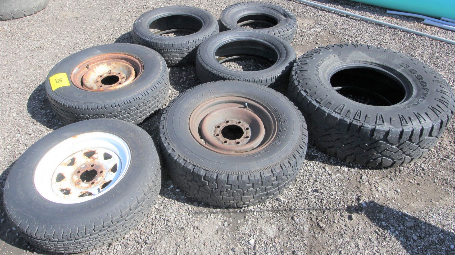 LOT OF (7) ASST. TIRES, SOME W/ RIMS - Image 2 of 2