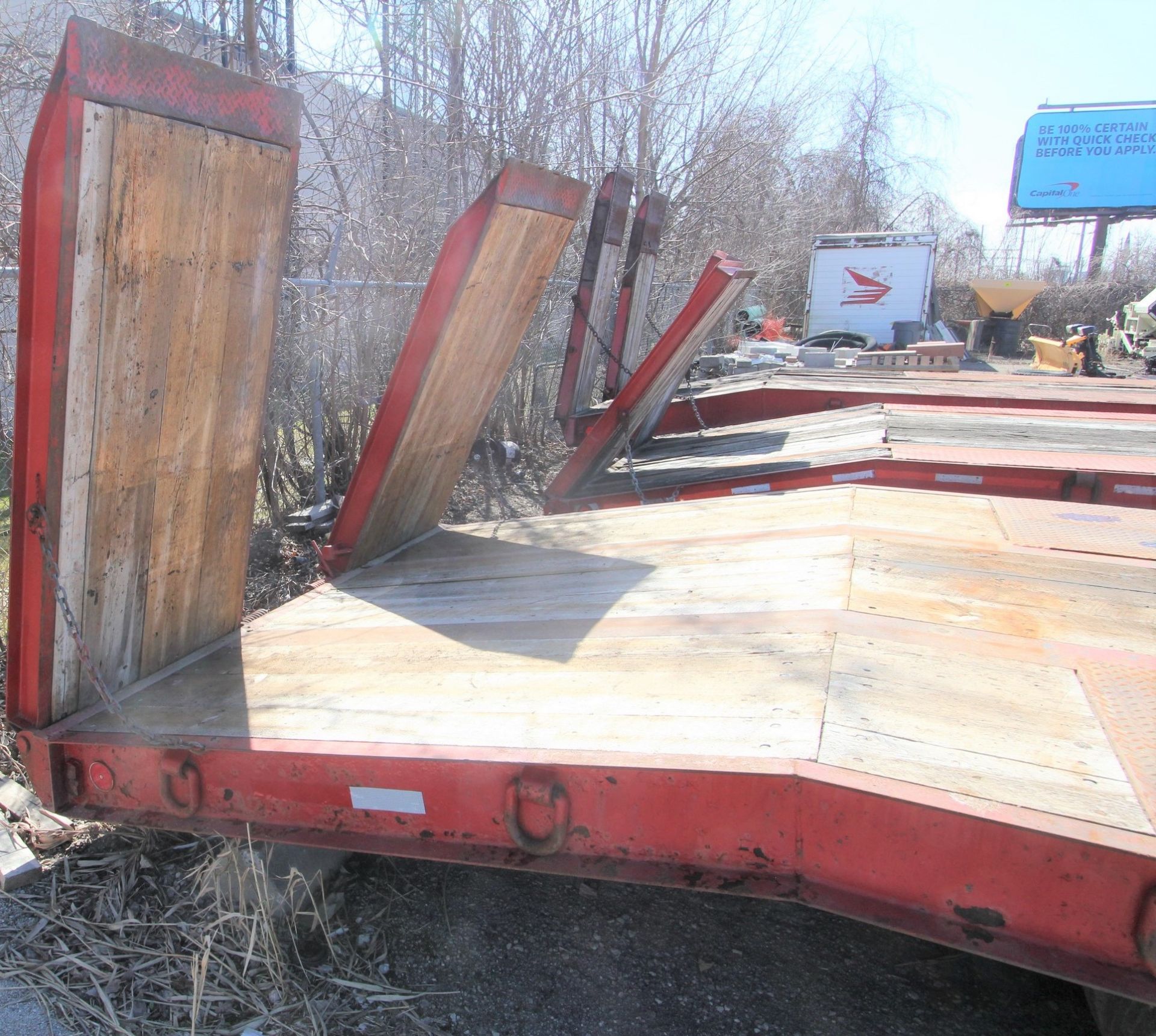 J.C. TRAILERS 26' TANDEM AXLE EQUIPMENT TRAILER, 18,000 LBS. MAX CAPACITY, WOOD DECK, DECK-OVER- - Image 5 of 11