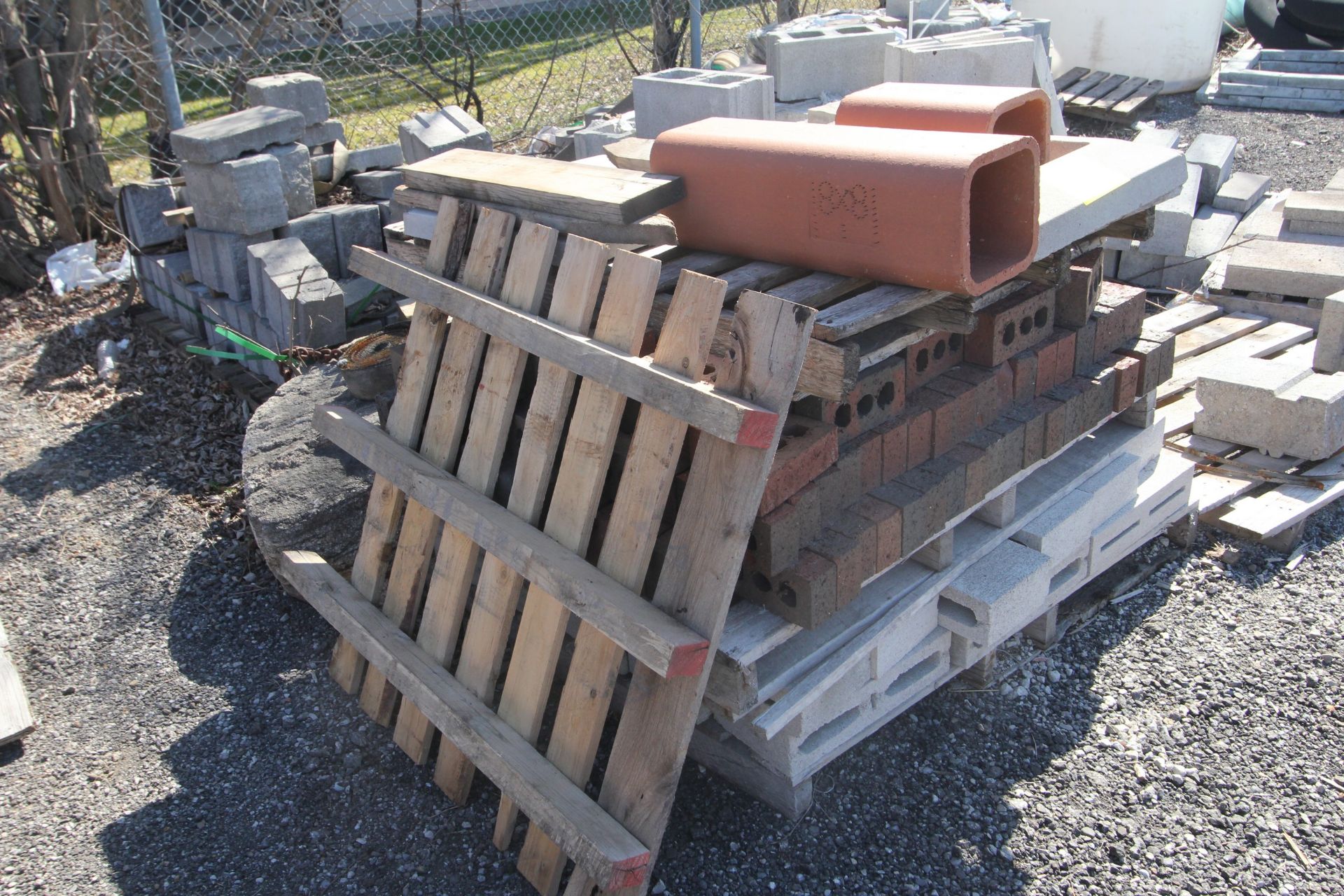 LOT ASST. BRICKS, CINDER BLOCK, STONE, ETC. - Image 2 of 4