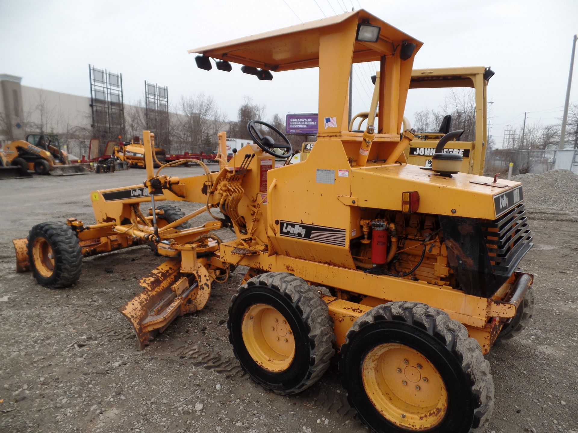 1999 LEE BOY 635B MOTOR GRADER, 2-SPEED HYDROSTATIC TRANSMISSION, 8’ MOLDBOARD, RIPPER, 48HP DIESEL, - Image 4 of 20