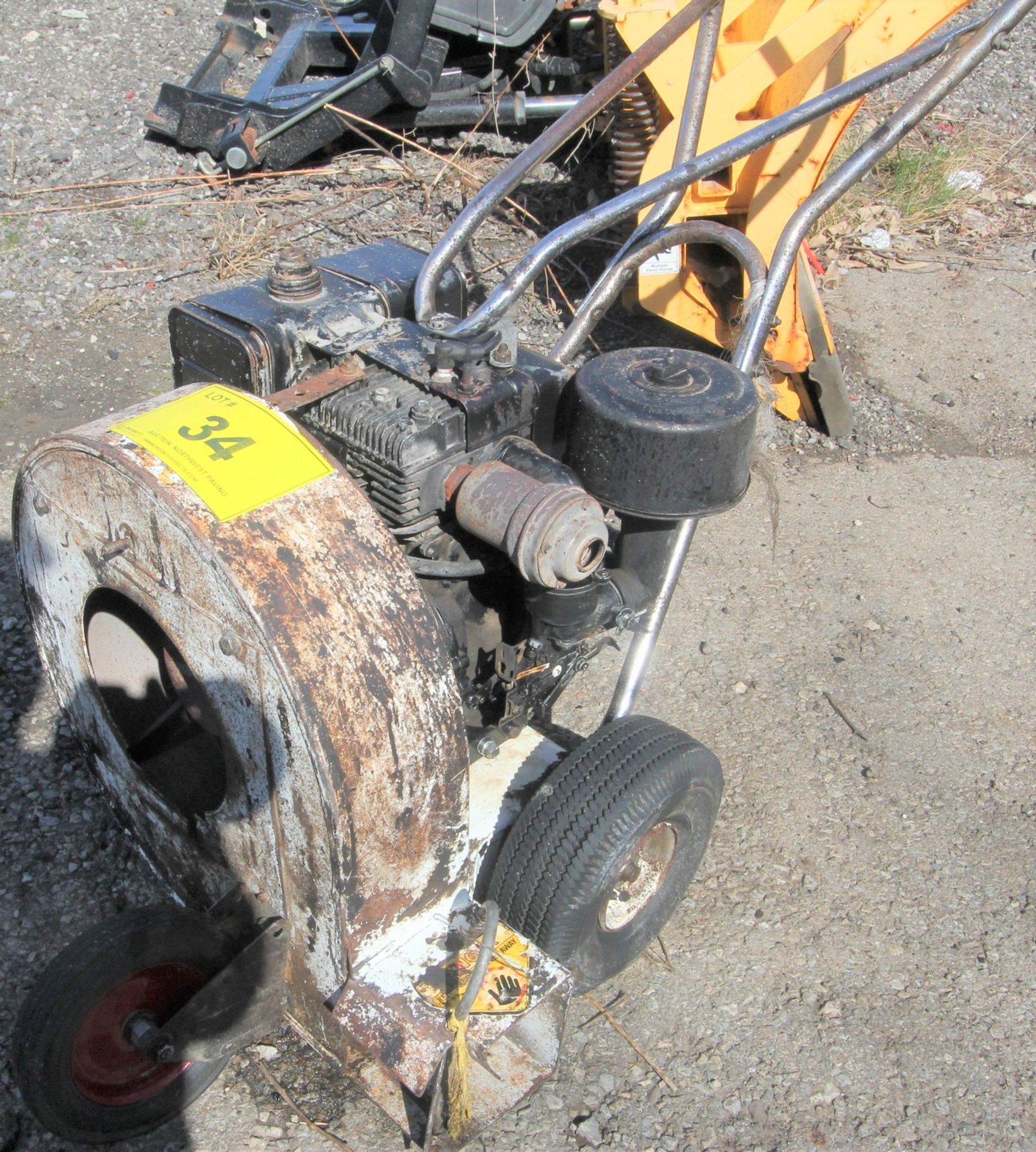 PORTABLE GAS POWERED BLOWER, BRIGGS & STRATTON 8HP ENGINE - Image 2 of 5