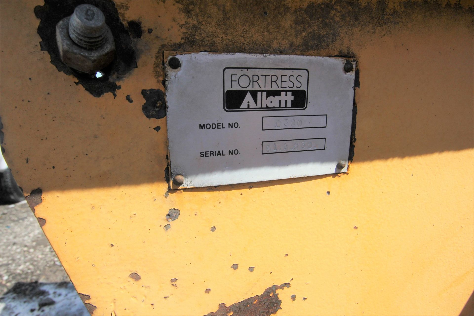 FORTRESS ALLATT C300 ASPHALT PAVER, HATZ DIESEL, CRAWLER, 8’-12’ EXTENTIONS, S/N 81.A.630, APPROX. - Image 4 of 14