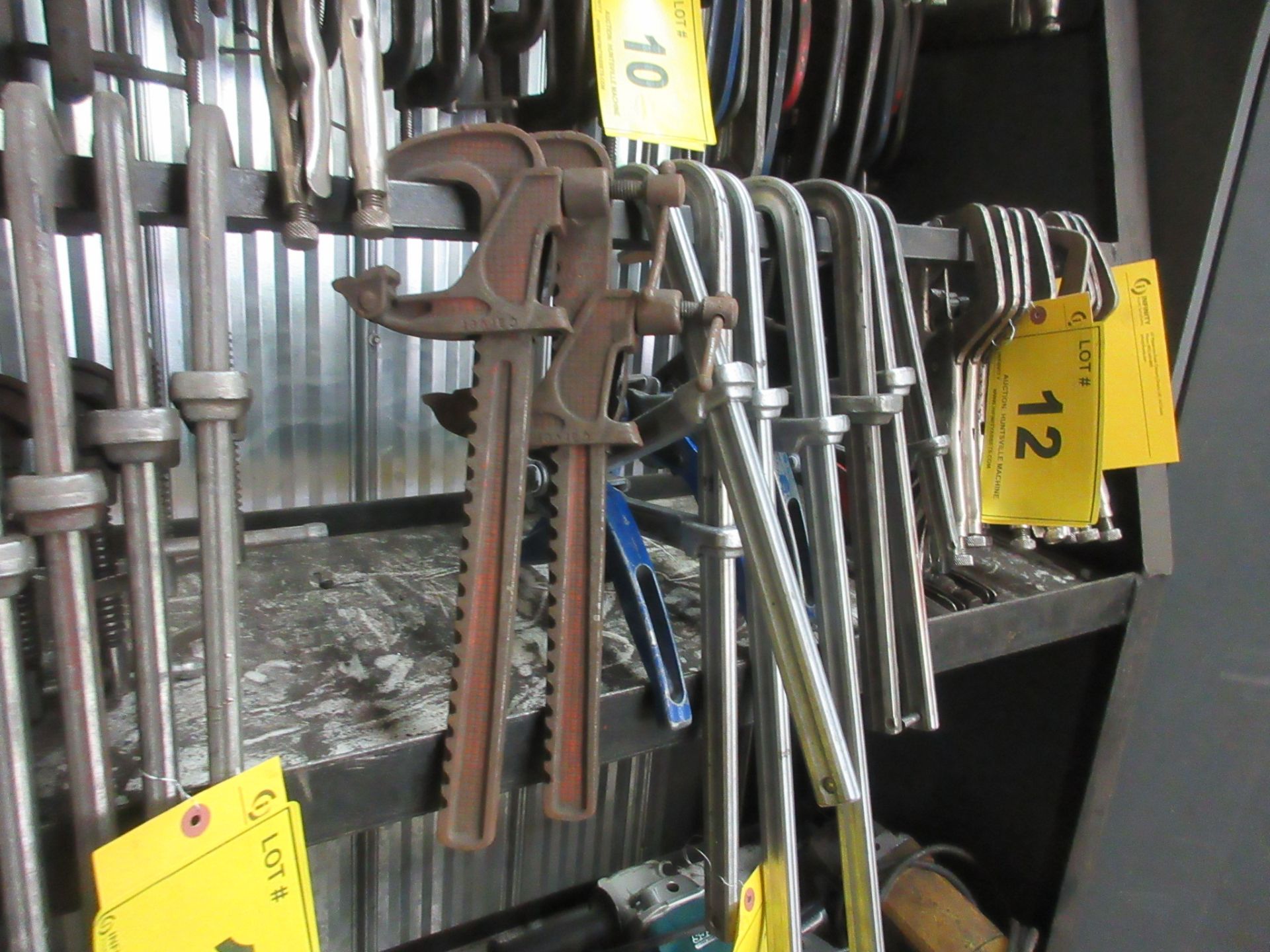 LOT OF (7) RATCHET BAR CLAMPS, (2) 7"W X 23"D, (1) 7"W X 20"D, (3) 7"W X 15"D, (1) 6"W X 11"D, - Image 3 of 3