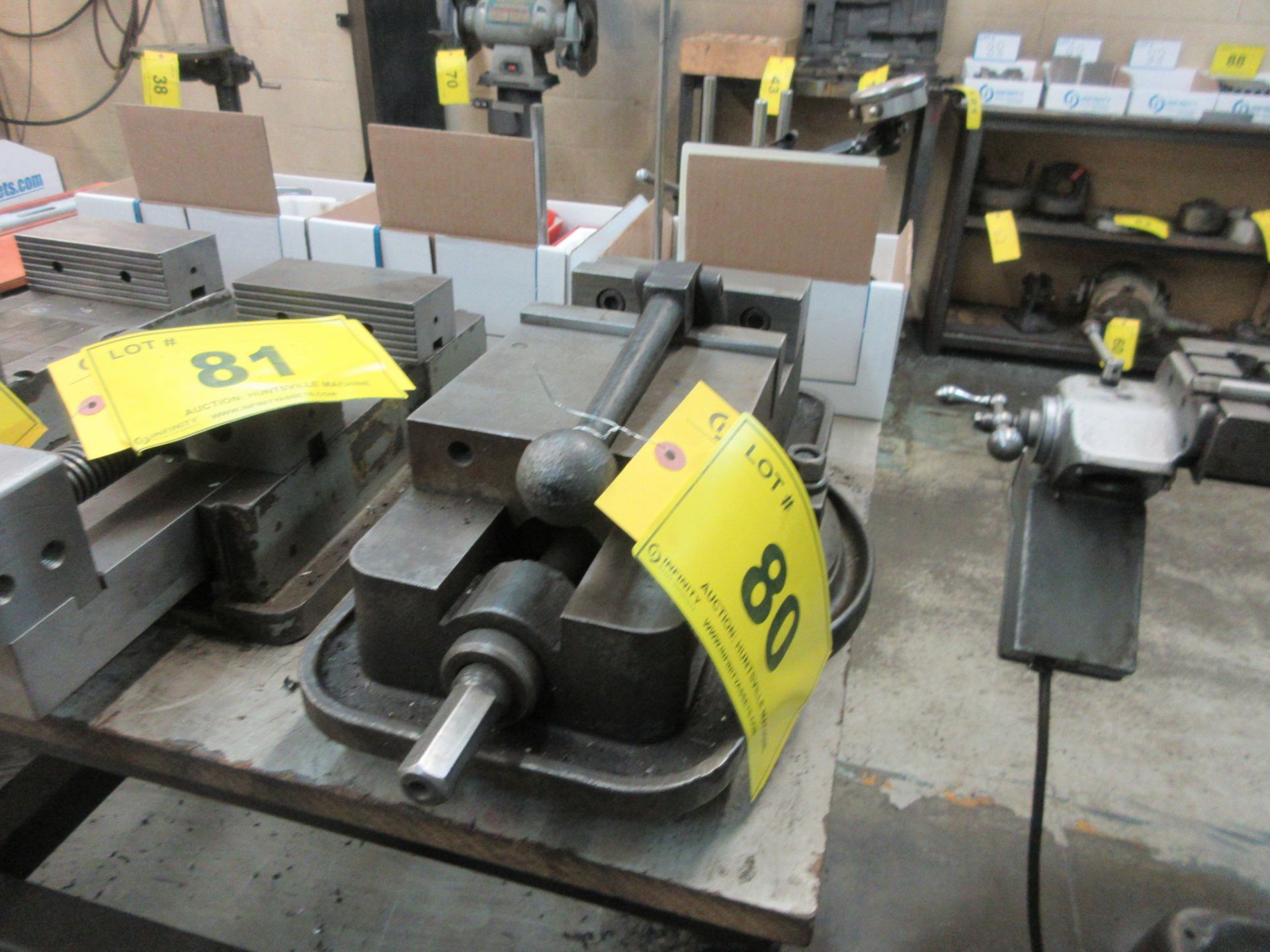 6" PRECISION VISE W/ ANGLE PLATE