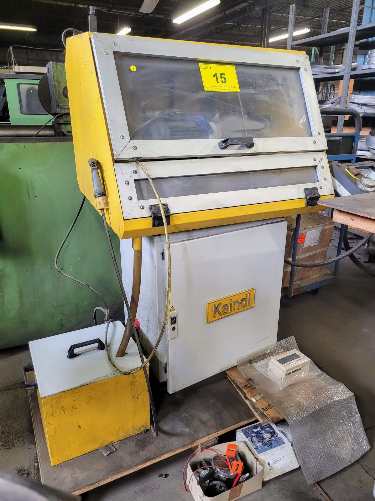 2012 KAINDL RMS – NC CIRCULAR KNIFE GRINDER, CAPACITY 100 – 400 MM, TOUCHSCREEN CONTROL, PROGRAMABLE