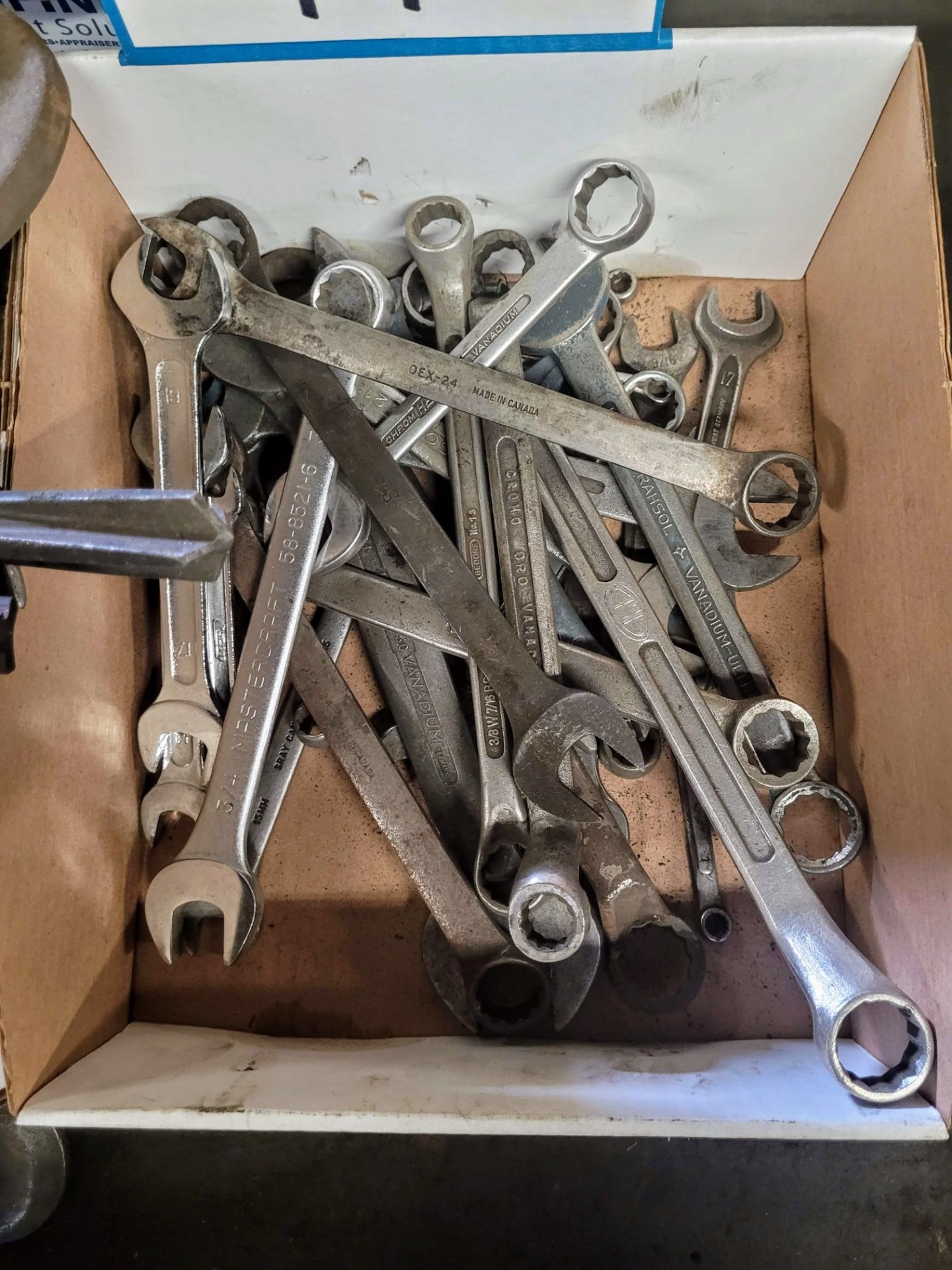 LOT - HAMMERS, SPANNERS, WRENCHES - Image 2 of 9