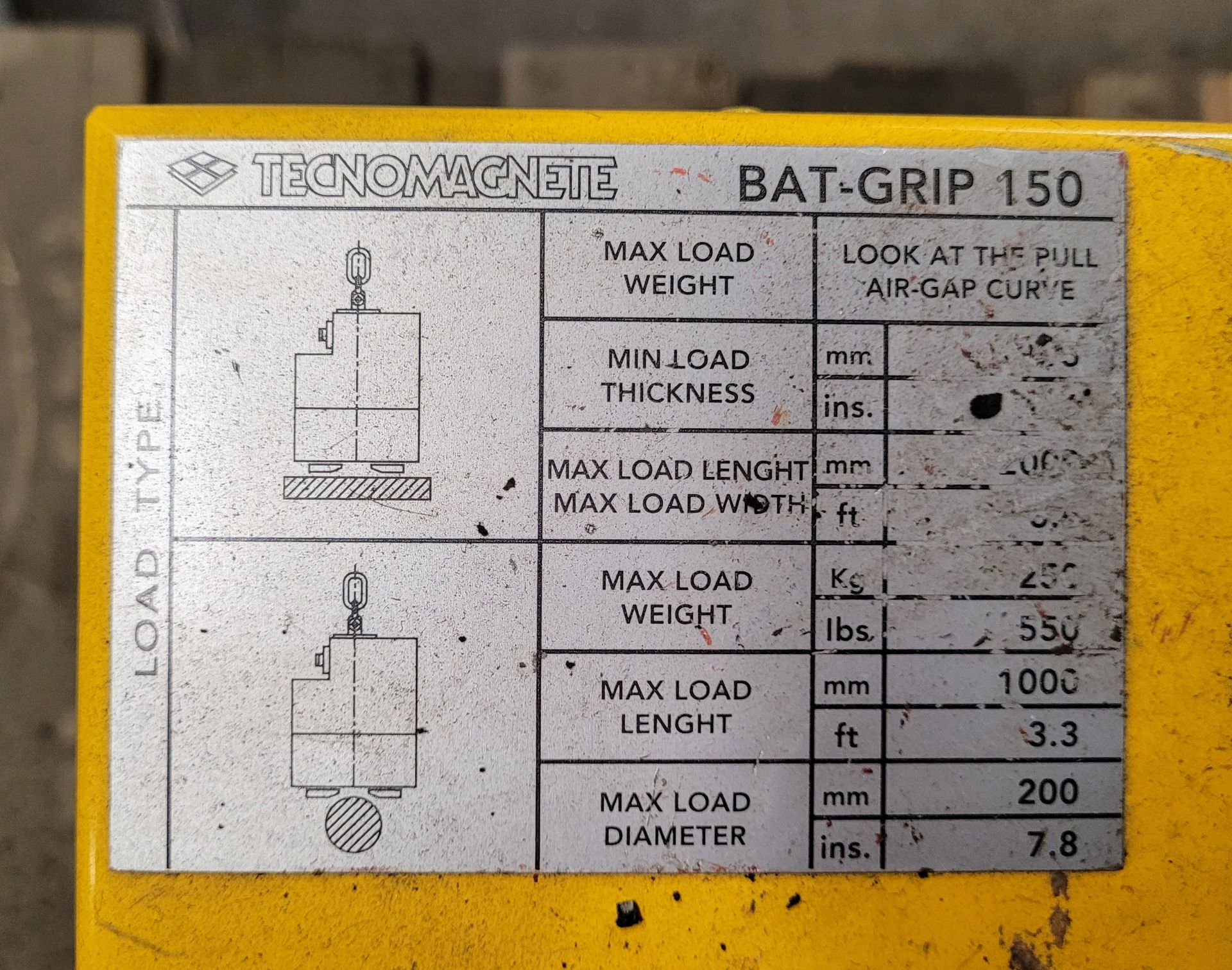 TECNOMAGNETE BAT-GRIP 150 MAGNET - Image 2 of 4