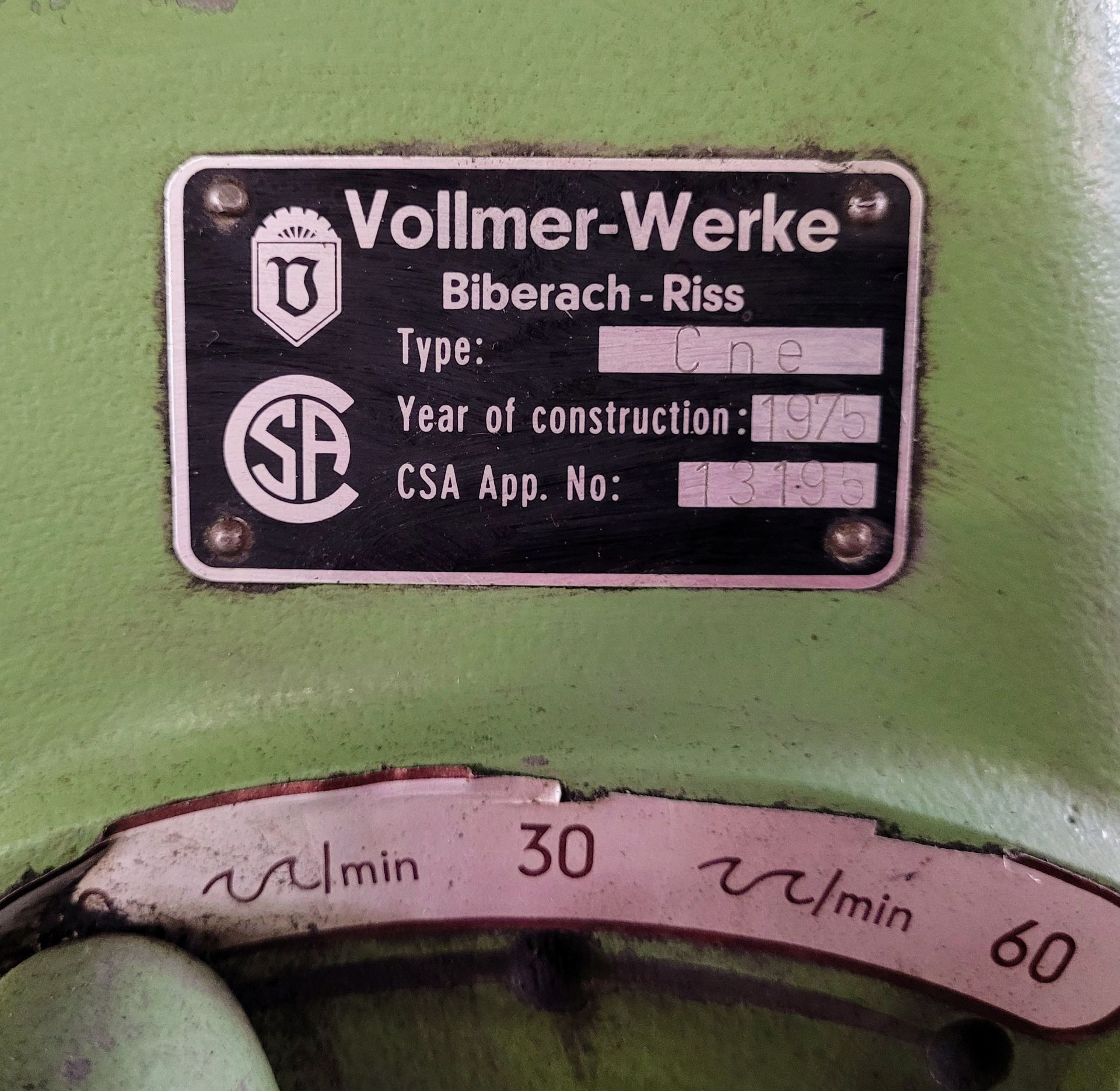 VOLMER CNE BLADE GRINDER, 1000 MM CAPACITY - Image 4 of 4