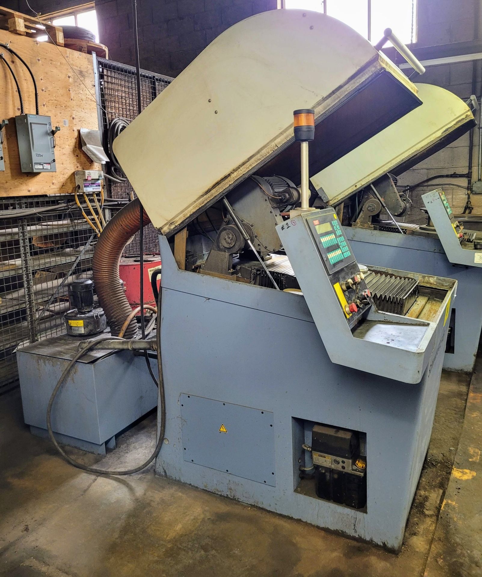 SCHMIDT TEMPO ECE45 HSS AUTOMATIC SAW GRINDER, SEGMENT, CV AND SOLID CARBIDE BLADES, BLADE - Image 4 of 5