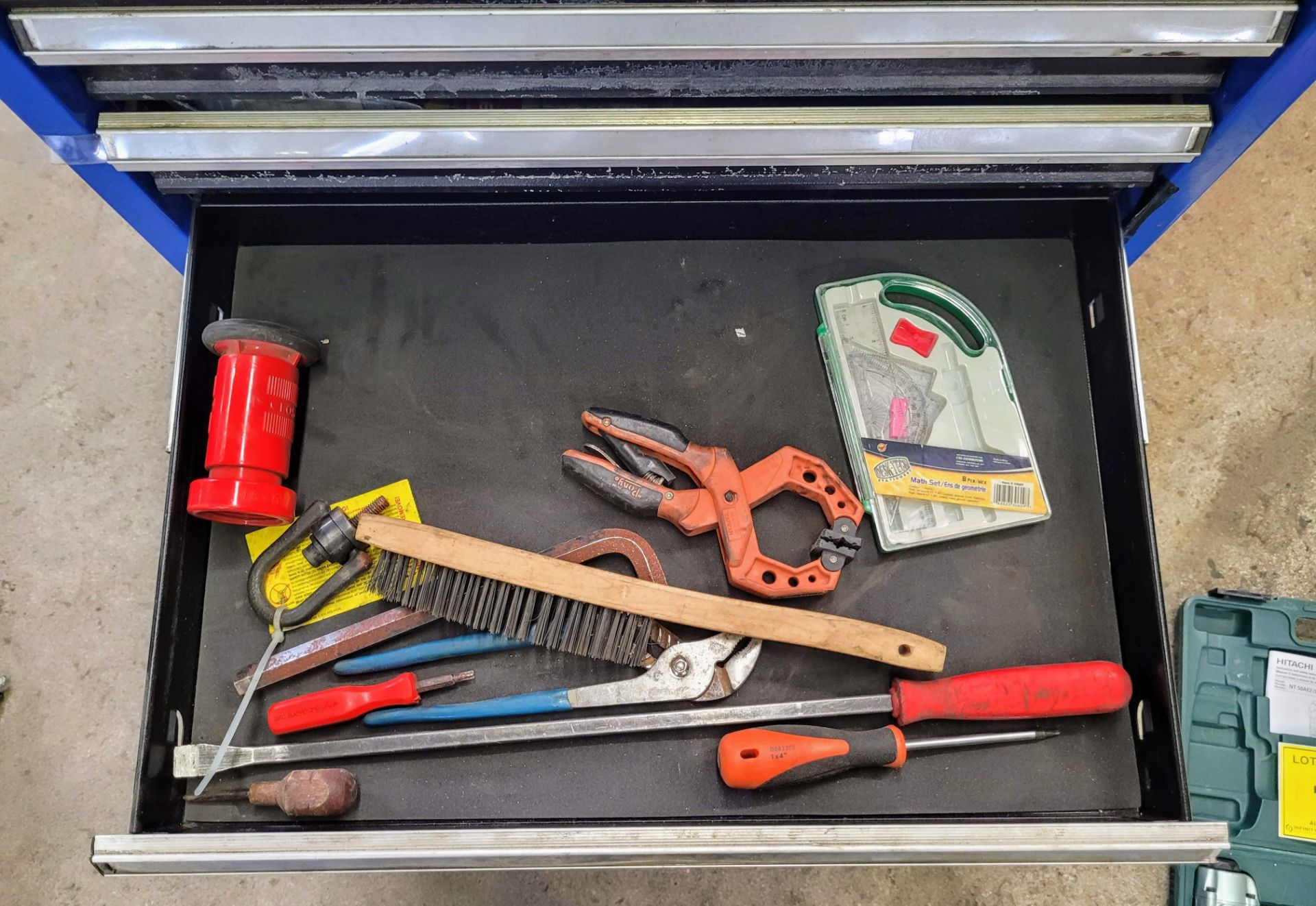 WESTWARD TOOL CHEST W/ VISE AND CONTENTS - Image 7 of 10