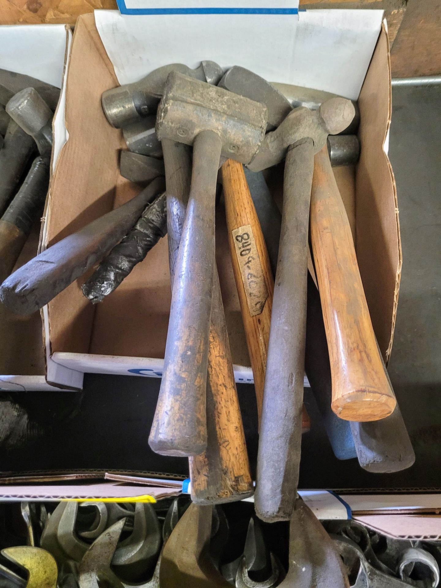 LOT - HAMMERS, SPANNERS, WRENCHES - Image 4 of 9