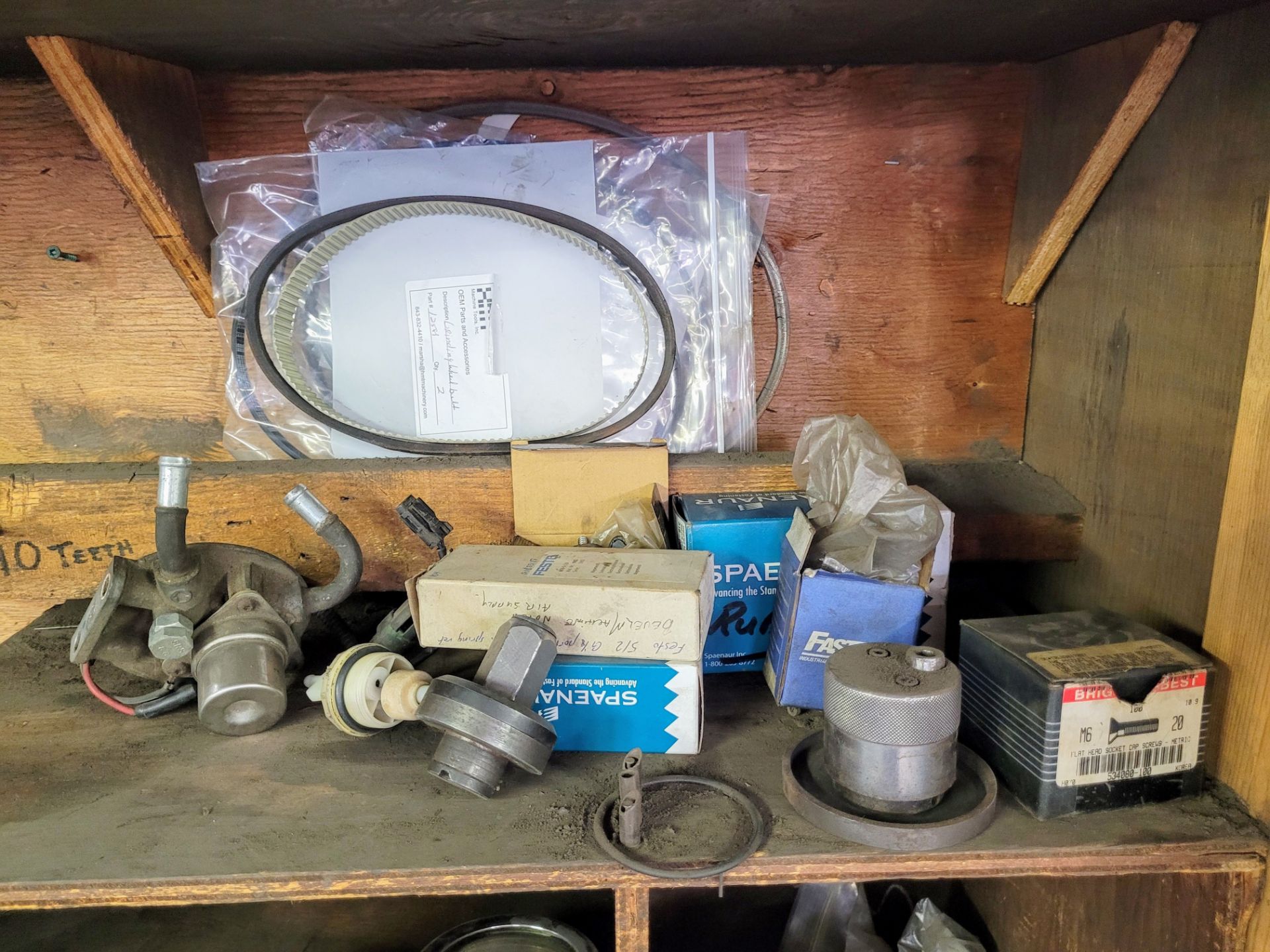 LOT - ASSORTED GRINDING WHEELS, BLADES, HARDWARE, ETC