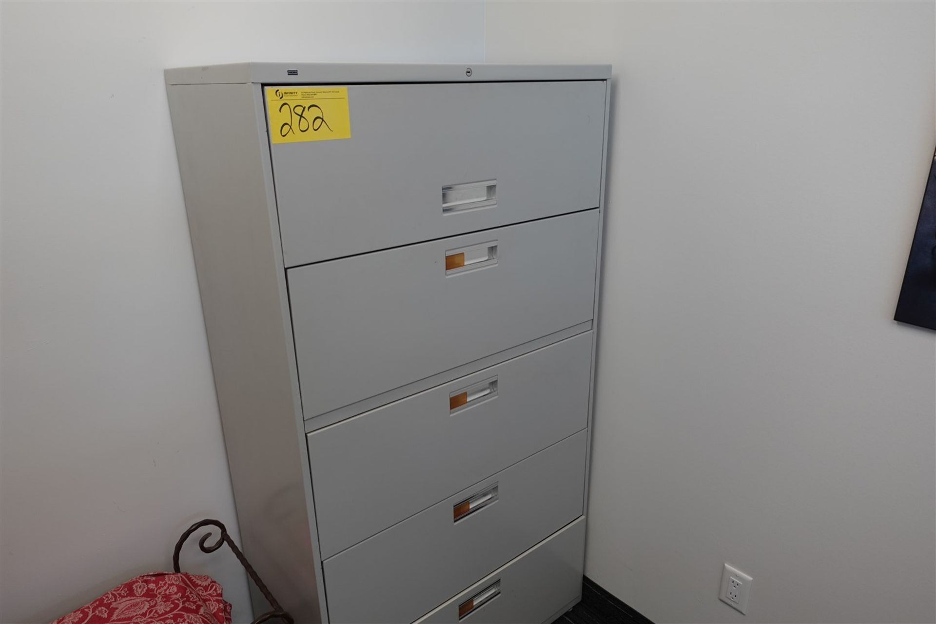 5 DRAWER LATERAL FILING CABINET