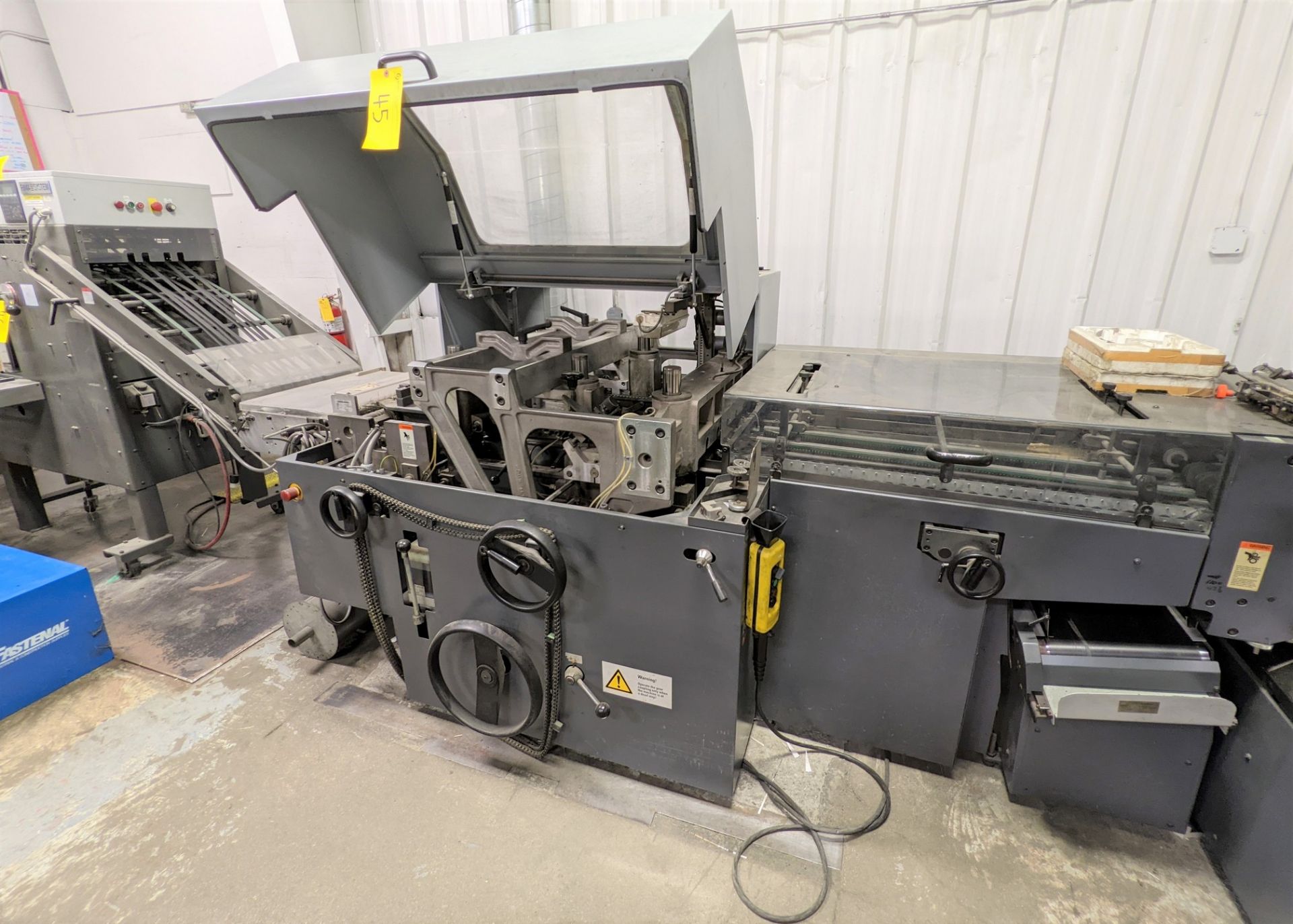 2004 HEIDELBERG STITCHMASTER ST 270 6-POCKET + COVER FEEDER, 3 KNIFE TRIMMER W/ STACKER CONSISTING - Image 14 of 25