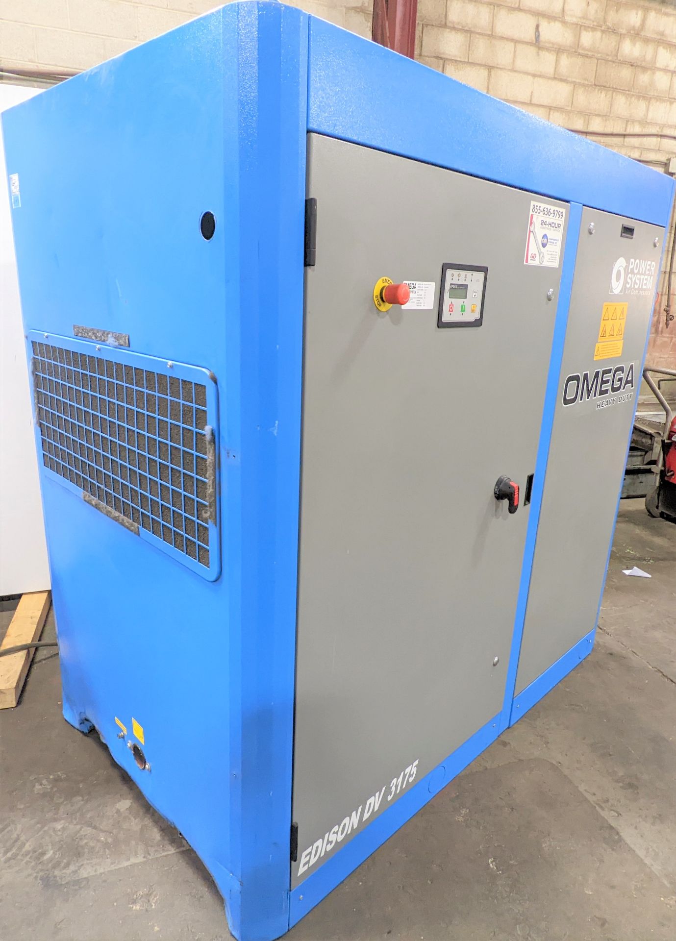 2015 OMEGA POWER SYSTEMS PS-3175-10DV-05 VARIABLE SPEED HEAVY DUTY ROTARY SCREW AIR COMPRESSOR, - Image 3 of 19