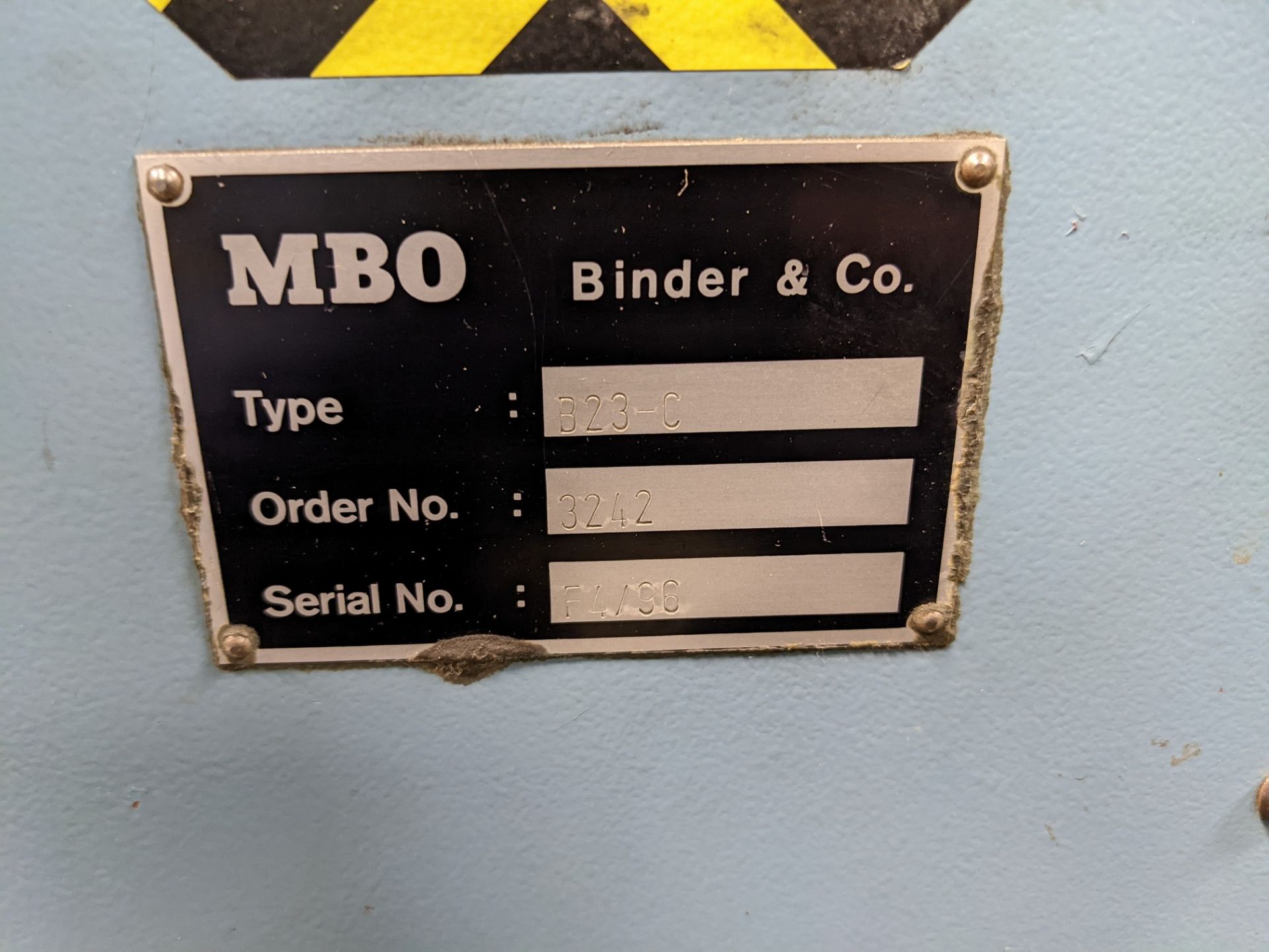 MBO B23-C CONTINUOUS FEED PAPER FOLDER W/ 2 RIGHT ANGLES, 32 PAGE FOLDER INCLUDES/ MBO B23-1-23/4 - Image 12 of 14