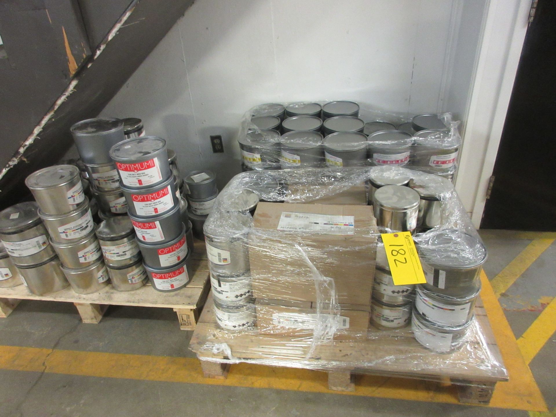 LOT OF (3) PALLETS OF PRINTER INK