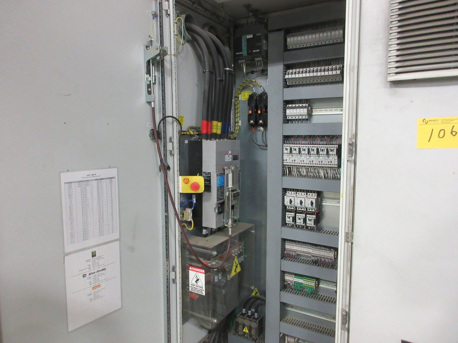 LOT OF (5) GES ELECTRICAL CABINETS AND (1) CIRCUIT BREAKER BOX (SUBJECT TO BULK BID LOT 56) - Image 7 of 17